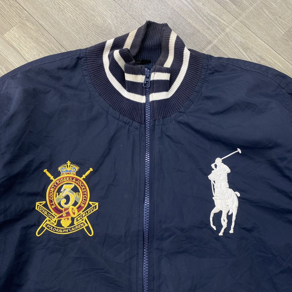 Polo Ralph Lauren Vintage Polo Ralph Lauren Big Pony Nylon Bomber Jacket Size US L / EU 52-54 / 3 - 6 Thumbnail