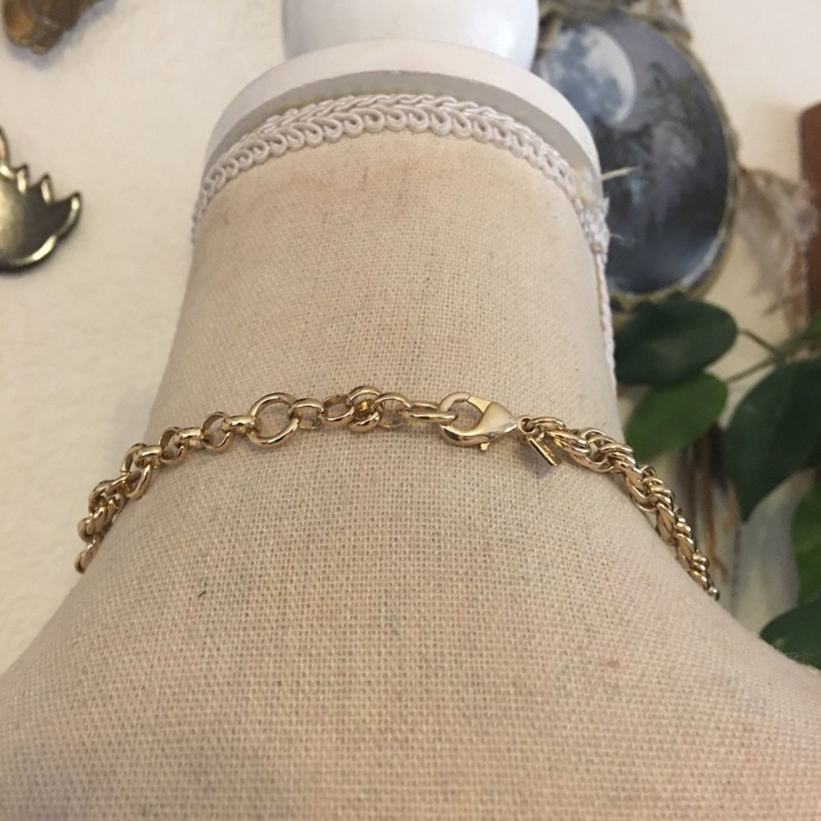 Banana Republic Banana Republic faceted glass gold rope necklace Size ONE SIZE - 5 Thumbnail