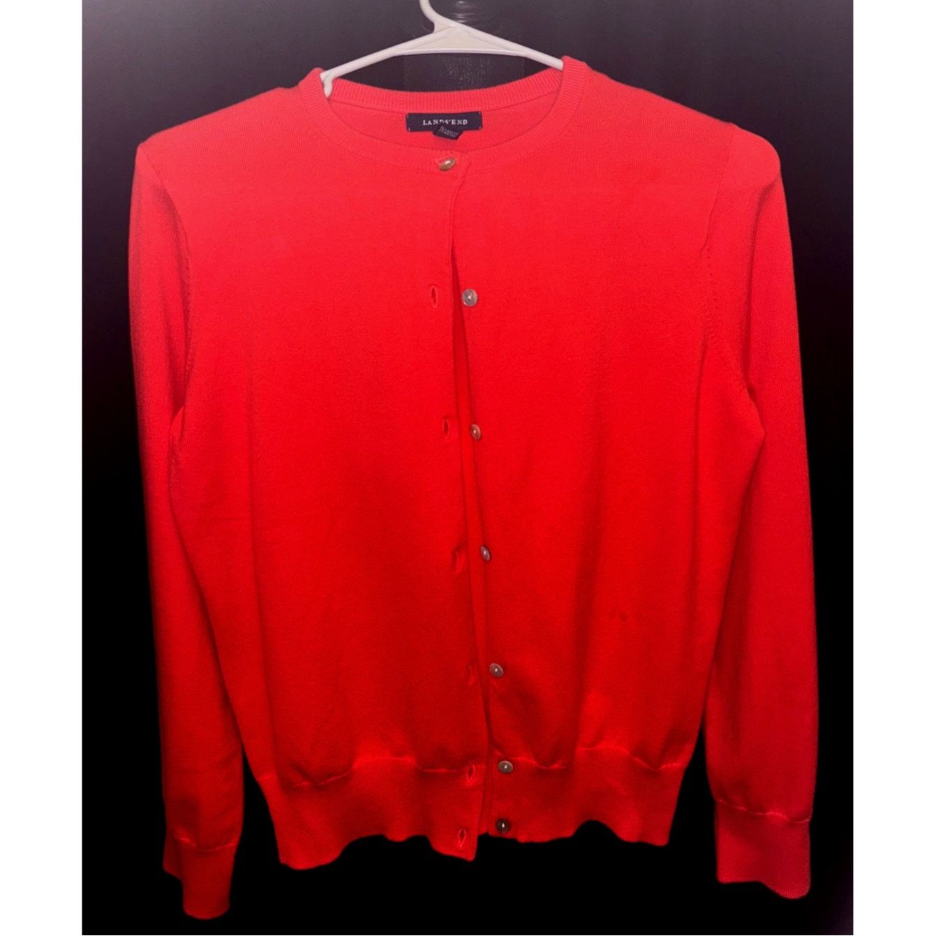 Lands' End Land's End Cotton Cardigan Size XS / US 0-2 / IT 36-38 - 1 Thumbnail