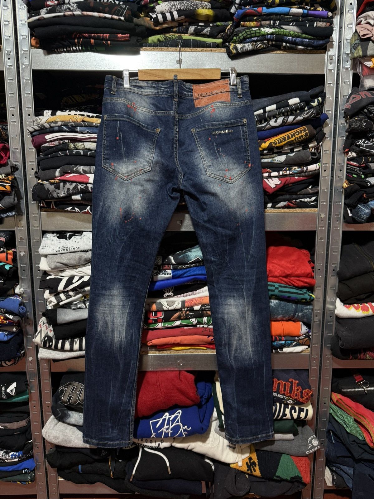 Dsquared2 Rare Luxury Dsquared2 Distressed Denim Navy Jeans Size 46 Size US 30 / EU 46 - 2 Thumbnail