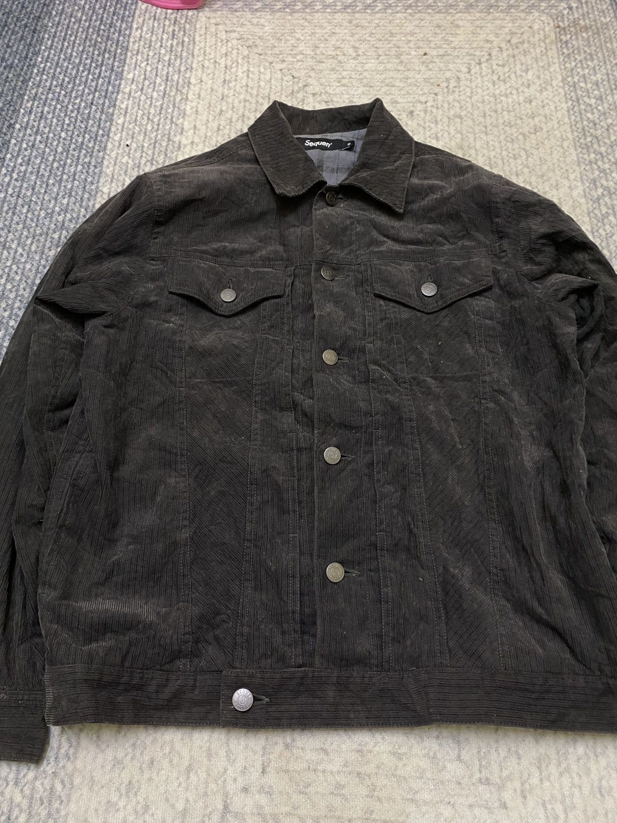 Japanese Brand SEQUEN CORDUROY TRUCKER JACKET Size US M / EU 48-50 / 2 - 1 Thumbnail