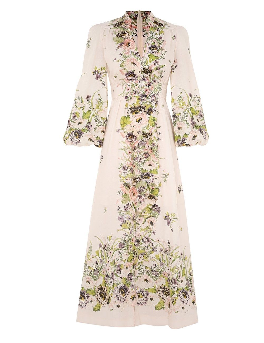 oc11z0525 Halliday Plunge Midi Dress in Multicolor