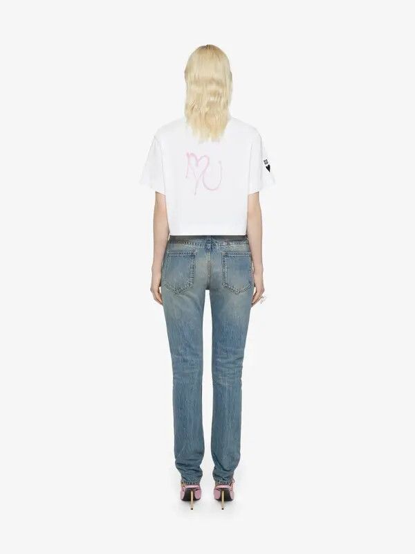 Givenchy o1srvl11e0125 T-Shirt in White Size M / US 6-8 / IT 42-44 - 3 Thumbnail