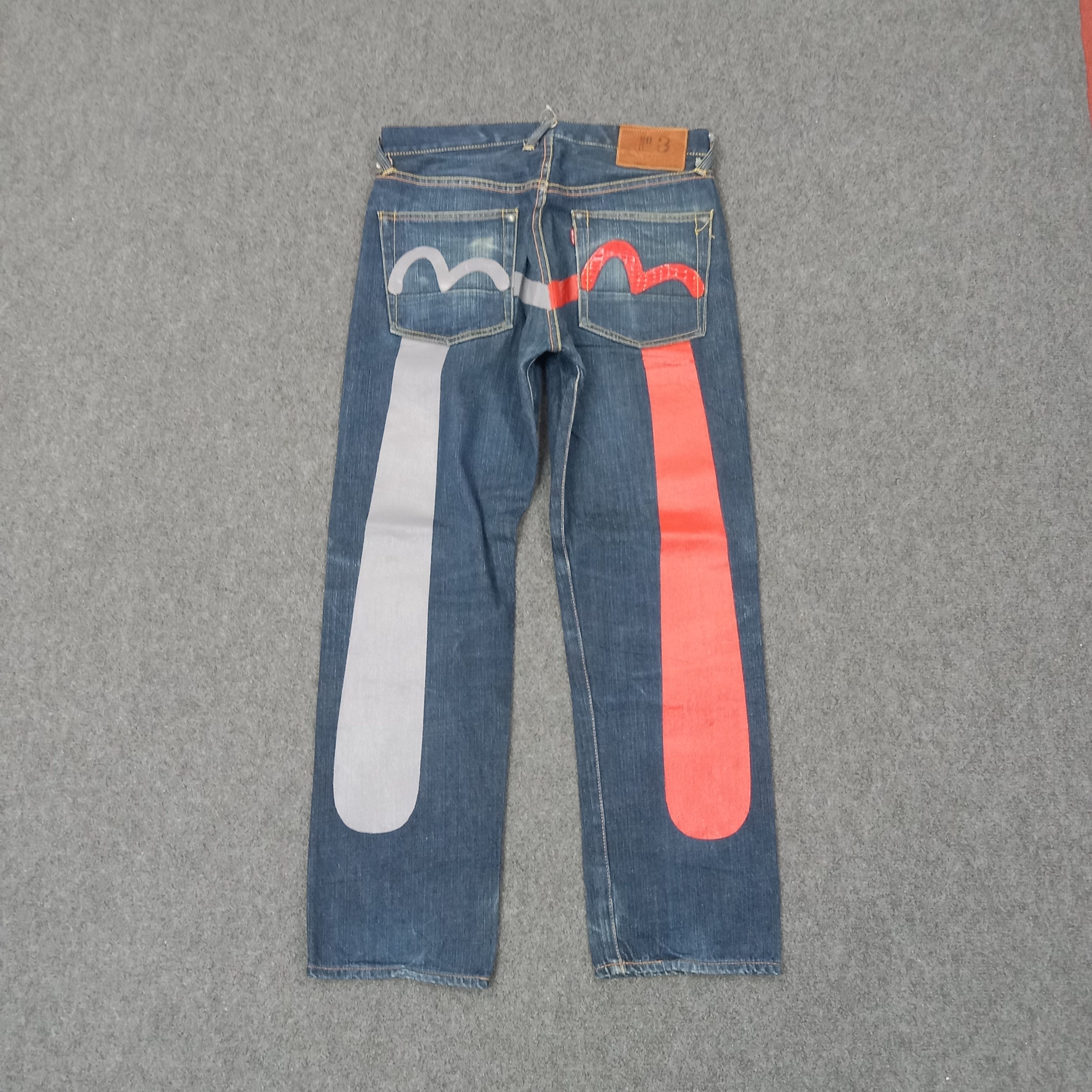 Evisu Evisu Japanese Brand Daicock Custom Art Denim Jeans C228N12 Size US 32 / EU 48 - 1 Thumbnail
