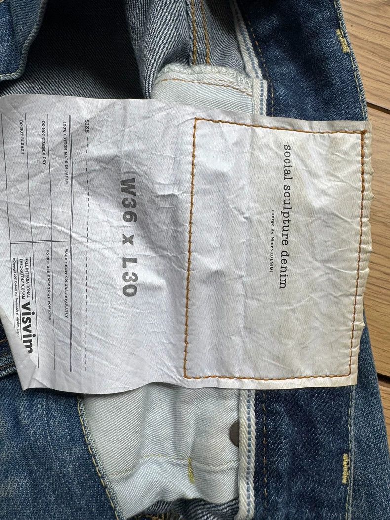 Visvim VISVIM SOCIAL SCULPTURE Wash damaged patch jeans-2506 Size US 36 / EU 52 - 6 Thumbnail