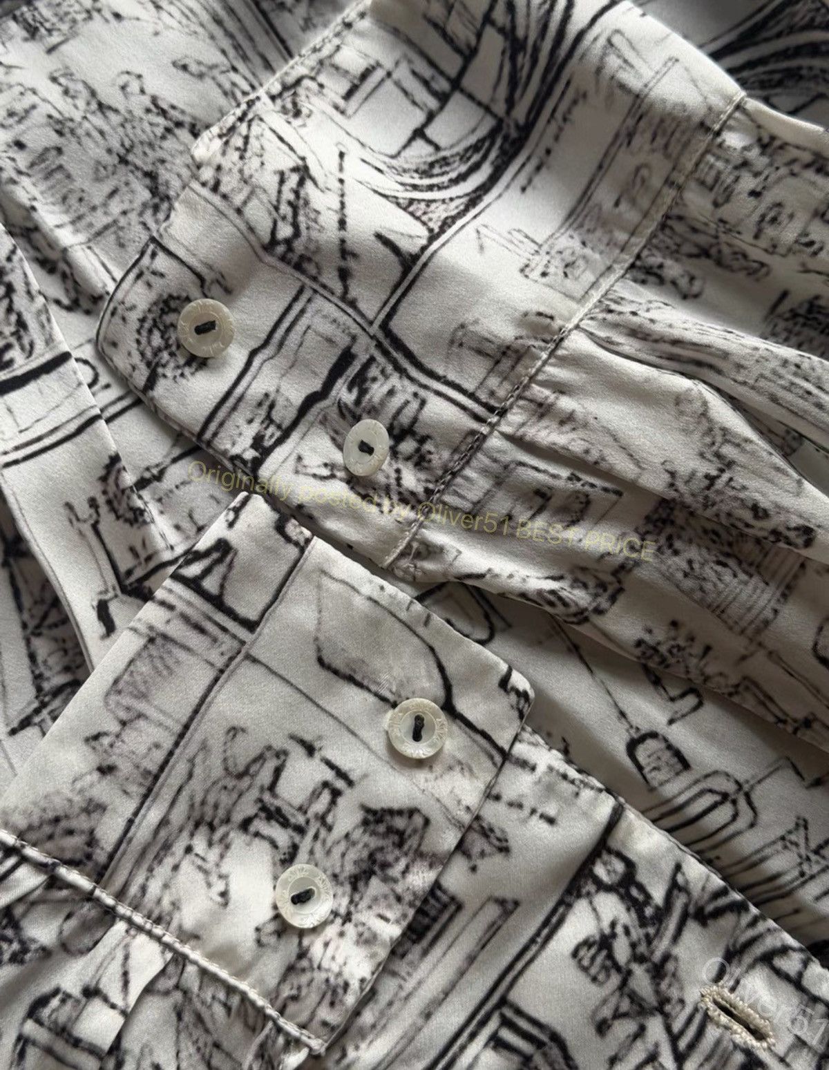 Geoffrey B. Small Geoffrey B. Small GBS comic silk shirt YYYY17/2610 Size US S / EU 44-46 / 1 - 7 Thumbnail