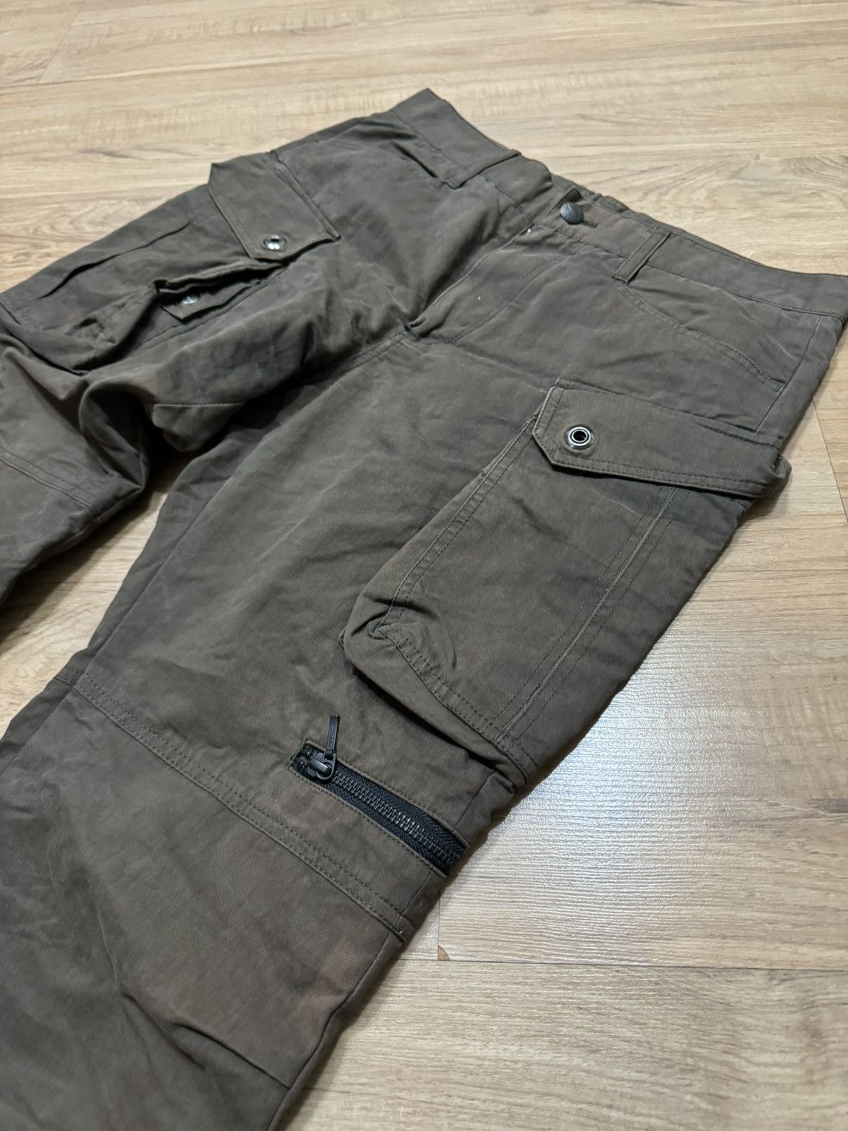 パンツ KATHARINE HAMNET wide flare cargo pants Katharine Hamnett London Katharine Hamnett Cargo Pants | Grailed