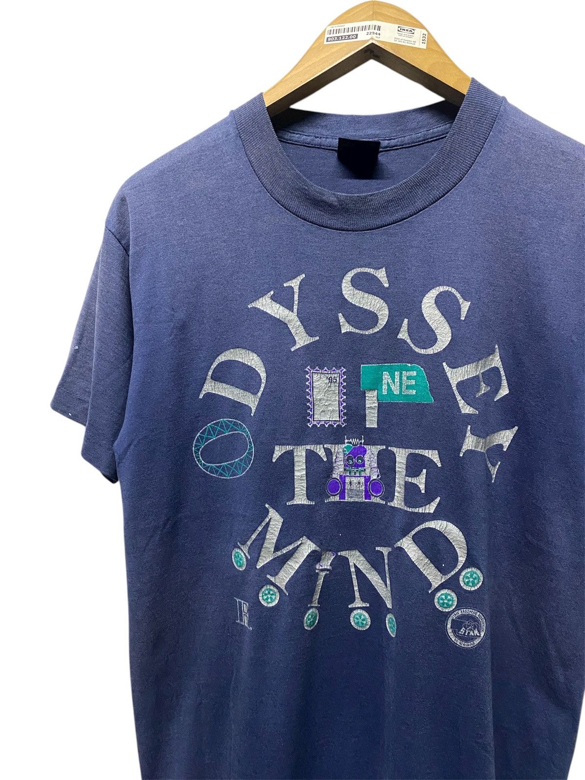 Arts & Science Vintage 90s Odyssey In The Mind Single Stitch Tee Size US M / EU 48-50 / 2 - 2 Thumbnail