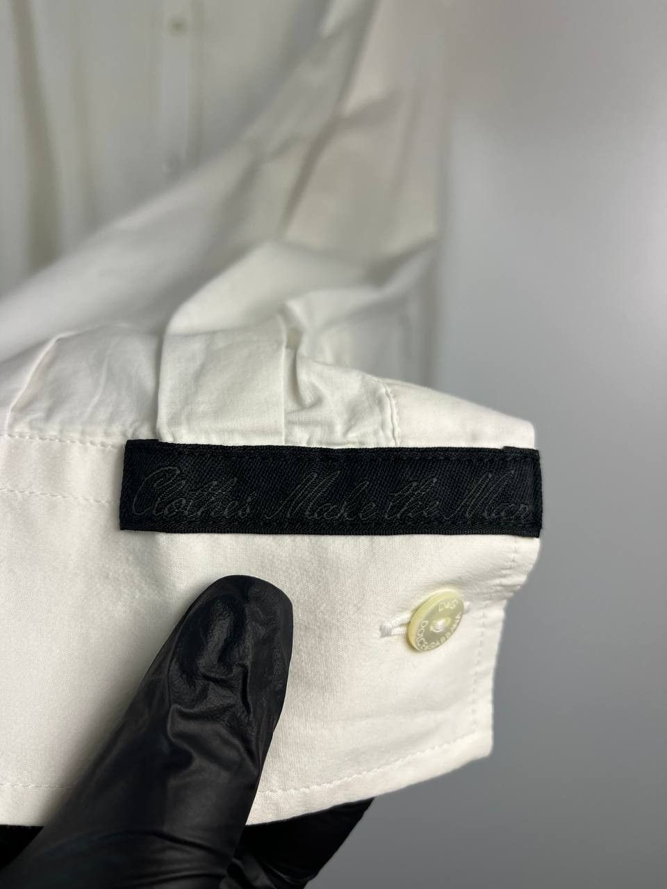 Dolce & Gabbana D&g Dolce & Gabbana White Button Up Dress Long Sleeve XL Size US XL / EU 56 / 4 - 6 Thumbnail
