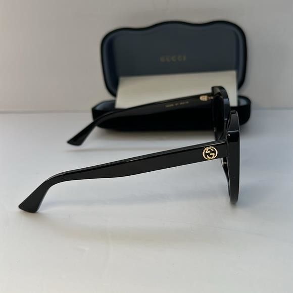 Gucci New Authentic Gucci Cat Eye Black/Grey 55 mm Women's Sunglas Size ONE SIZE - 15 Thumbnail