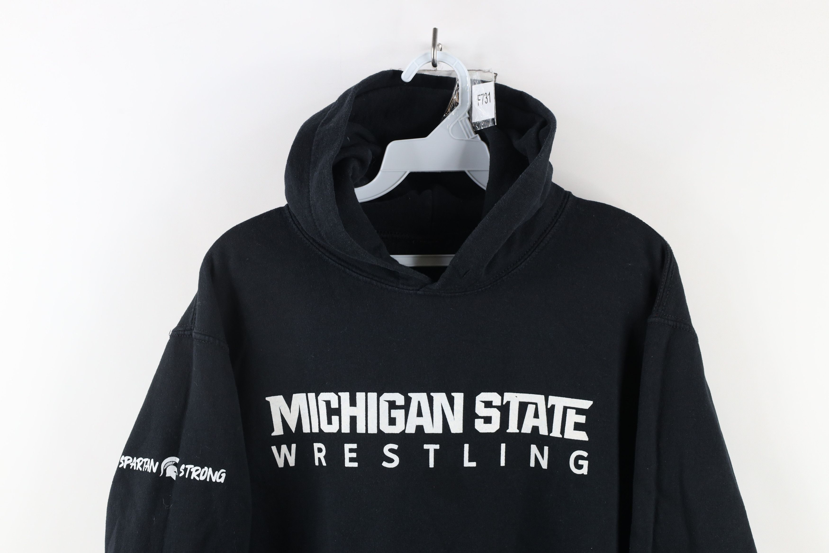 Vintage Mens Michigan State University Wrestling Hoodie Sweatshirt Size US S / EU 44-46 / 1 - 2 Thumbnail
