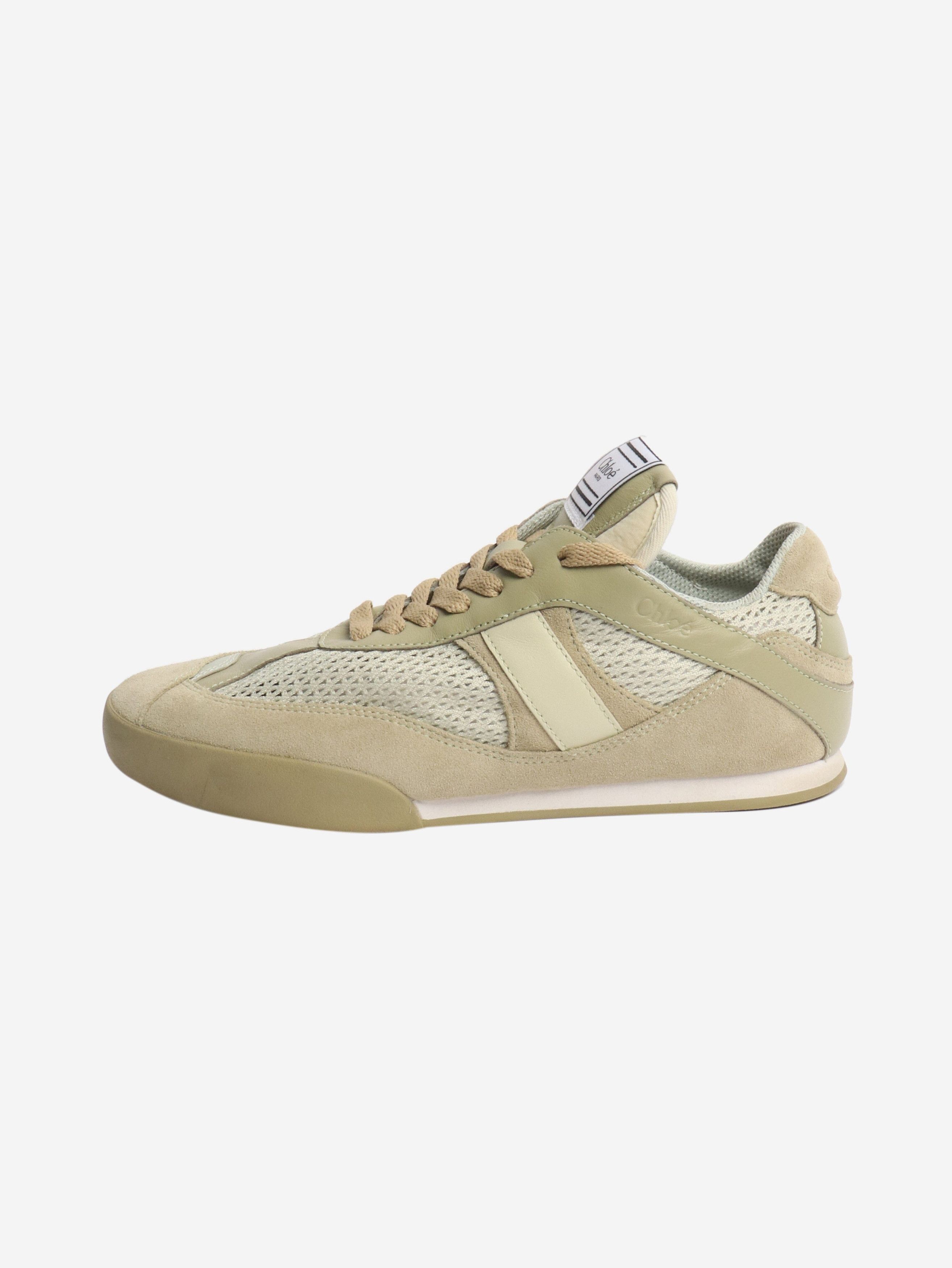 Other Army green Kick mesh leather sneakers - EU 38 Size US 7.5 / IT 37.5 - 1 Thumbnail