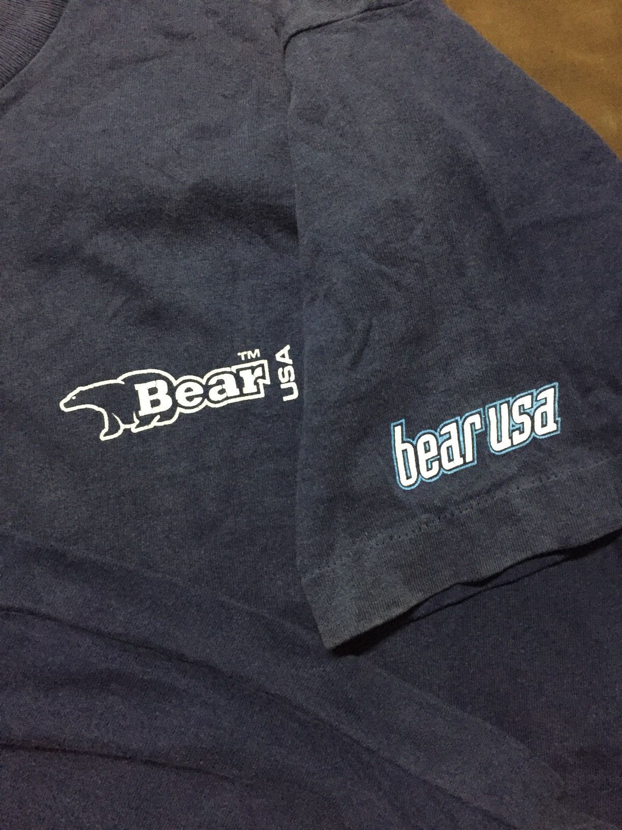 Vintage Vintage 90s Bear USA Single Stitch Sunfaded Tee Size US M / EU 48-50 / 2 - 3 Thumbnail