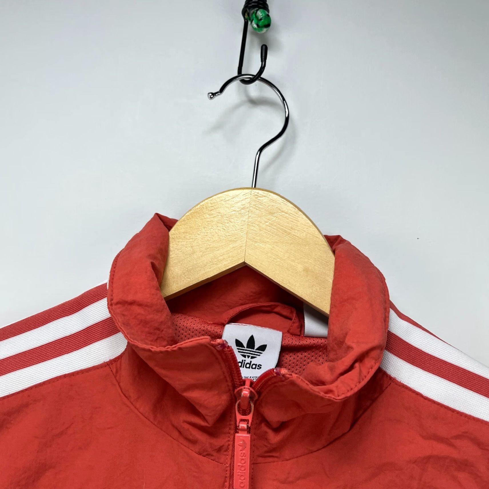 Adidas Adidas Windbreaker Jacket Womens Small Pink Zip-Up Trefoil Size S / US 4 / IT 40 - 5 Thumbnail