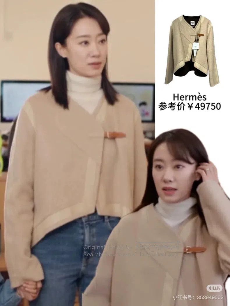 Hermes Hermes Gentle temperament double-sided 100% cashmere overs Size XS / US 0-2 / IT 36-38 - 9 Thumbnail