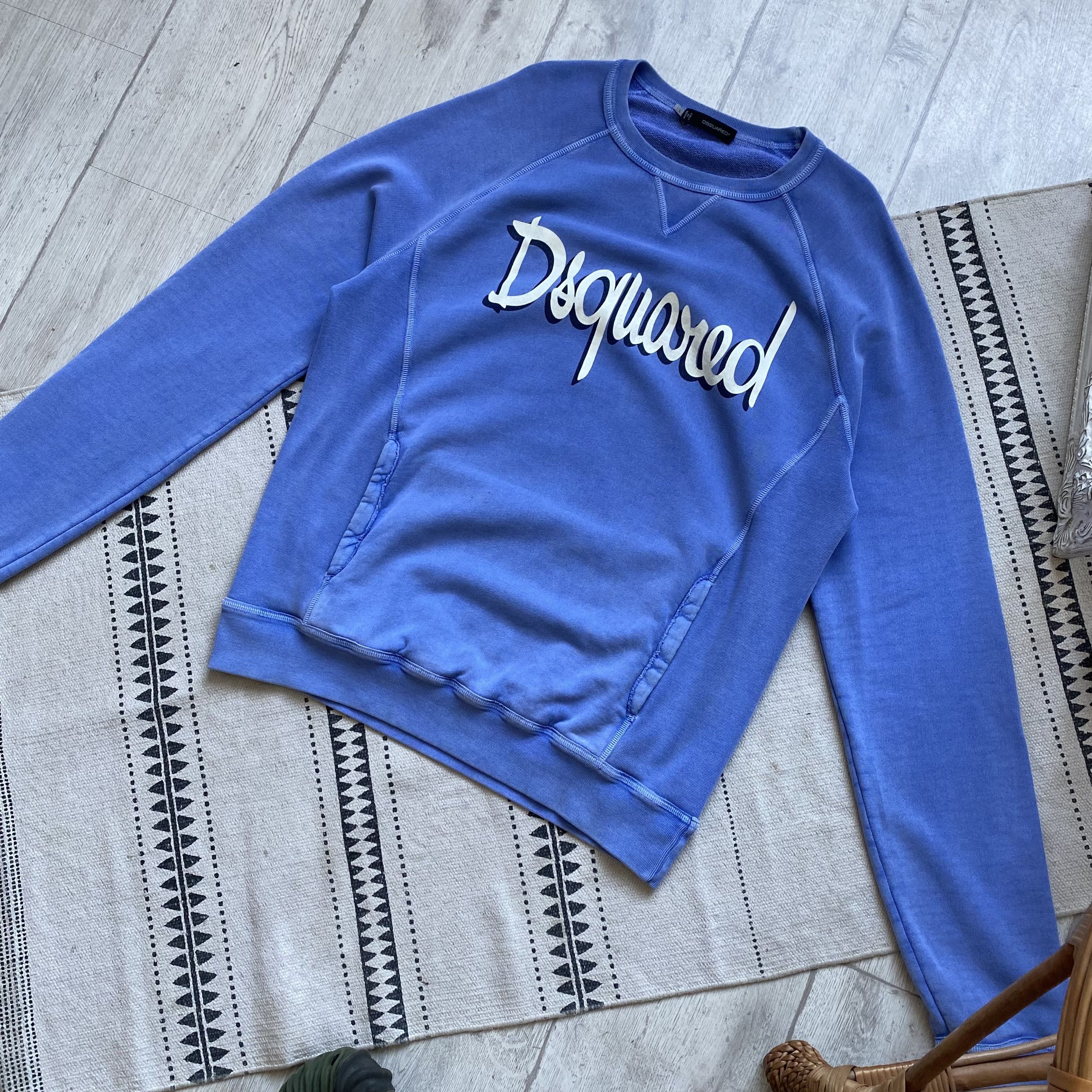 Dsquared2 Vintage 00s Dsquared 2 sweatshirt pocket Y2K Size US XL / EU 56 / 4 - 7 Thumbnail