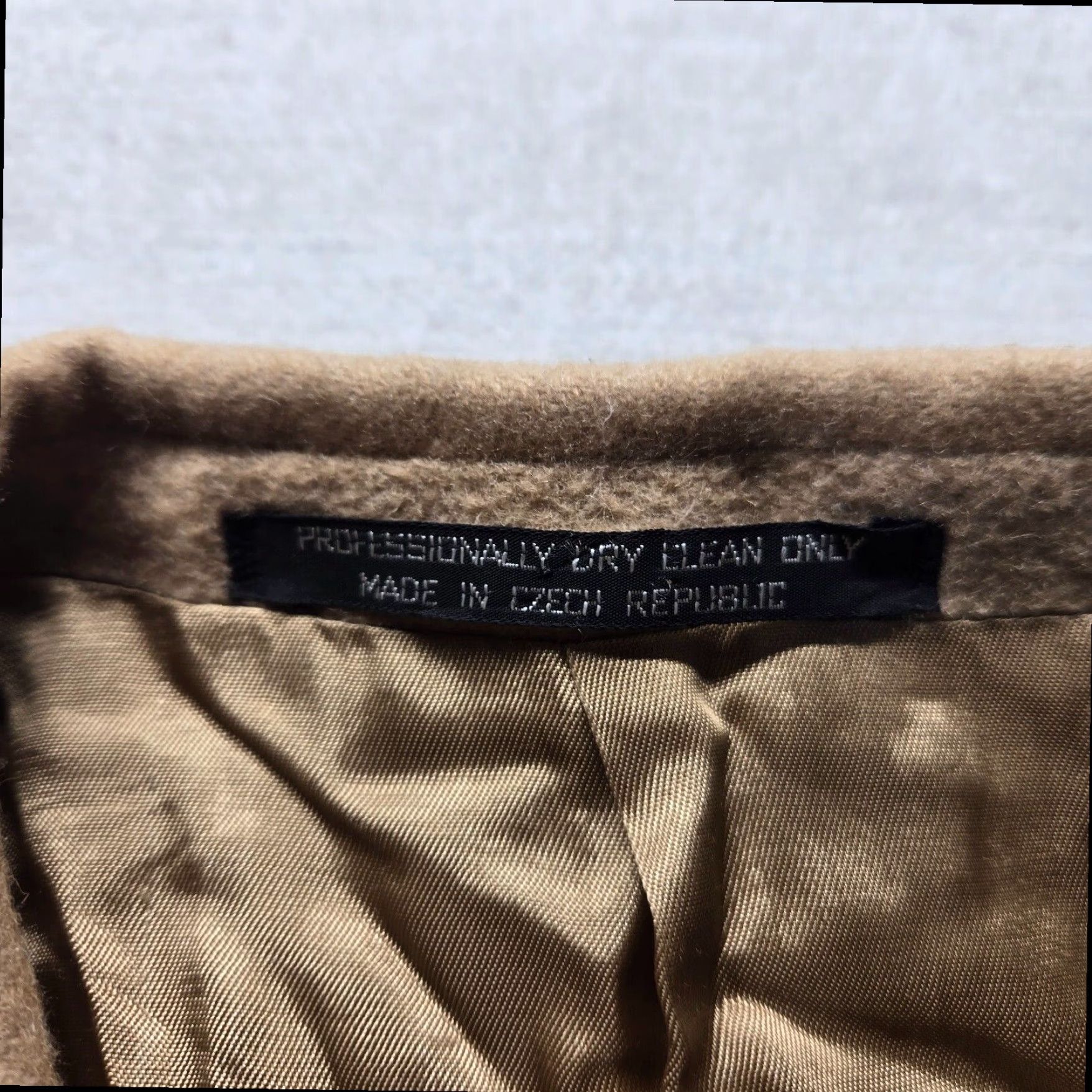 Camel Famous Brands Luxe Camel Hair Blazer Tan Adult Men's 44R Business Formal Classic Size 44R - 2 Thumbnail