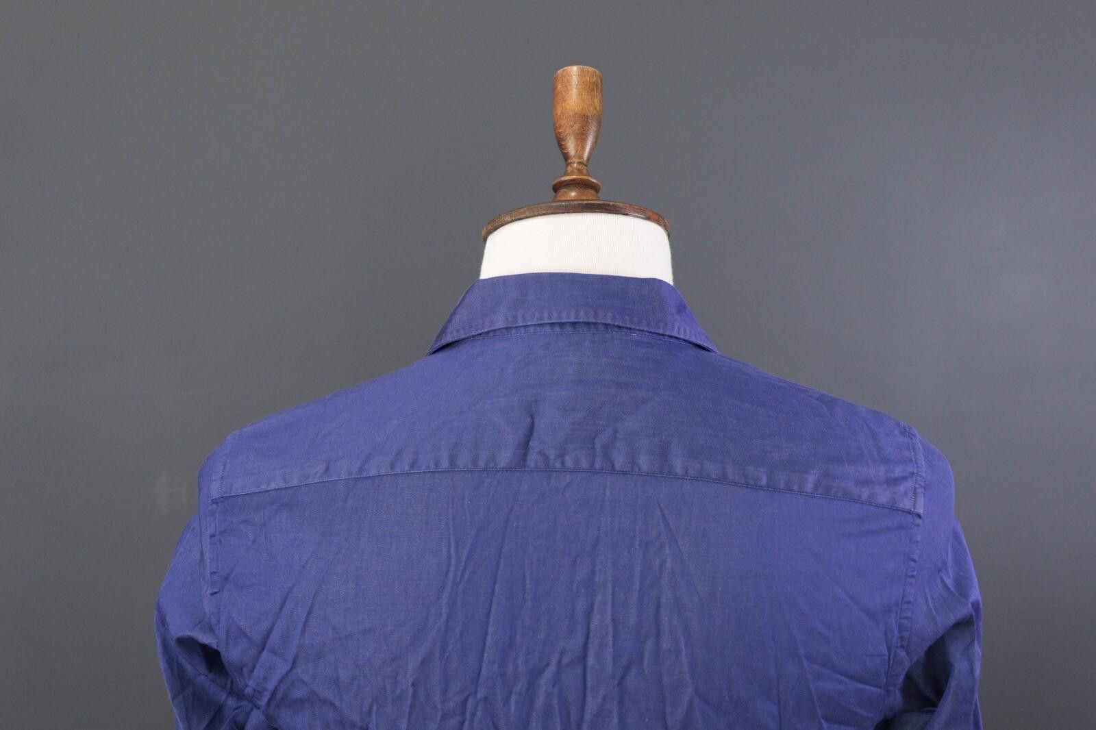 Ted Baker Ted Baker London Blue Floral Collar Dress Shirt Size 3 Size US M / EU 48-50 / 2 - 8 Thumbnail