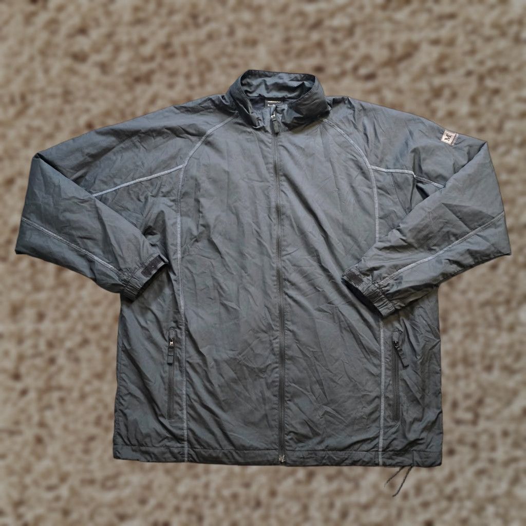 Nike Nike Jacket Mens XL Black Golf Full Zip Pockets Lined Windbreaker Casual Sports Athleisure Windbreaker, Nike Golf, Full Zip, Lined, Golf, Black, Mens Size US XL / EU 56 / 4 - 1 Thumbnail