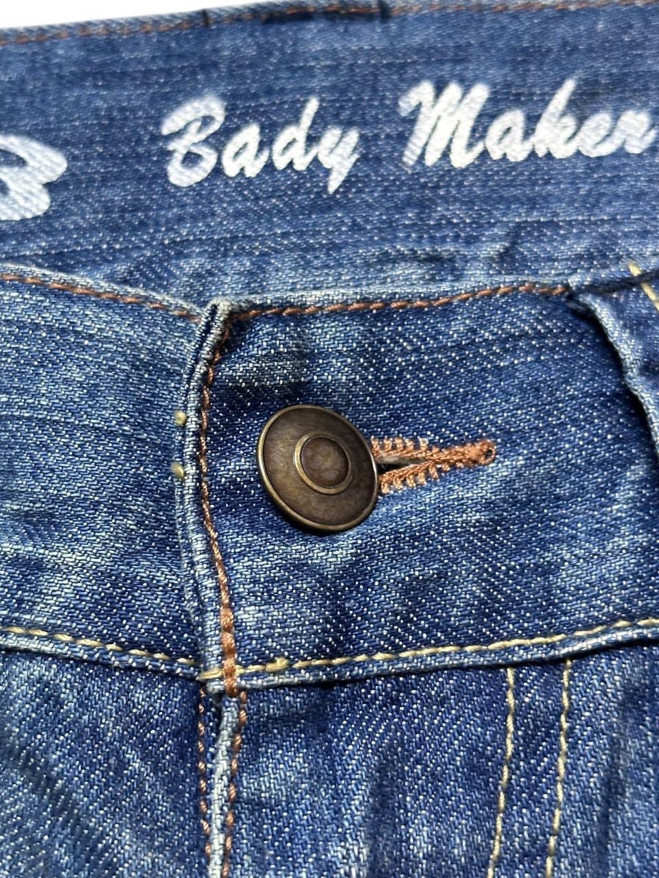 Tornado Mart Vintage Body Maker Flare Dragon Embroidery Pocket Denim Size US 33 - 8 Thumbnail