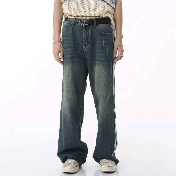 Jean Casual Blue Baggy Jeans Size US 33 - 1 Thumbnail