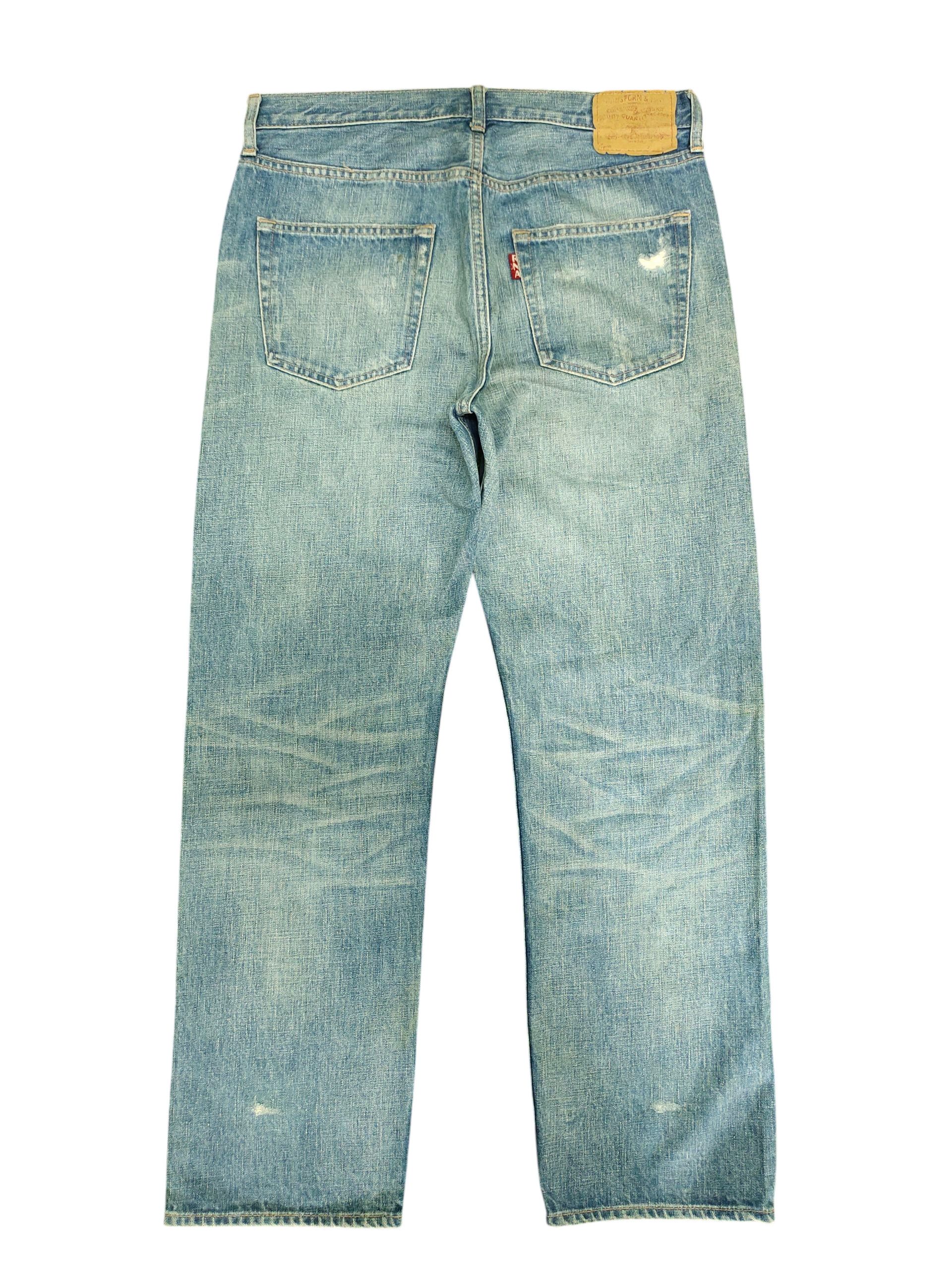 Kapital Vintage RNA Japan Clawmark Distress Faded Denim Jeans Size US 33 - 8 Thumbnail