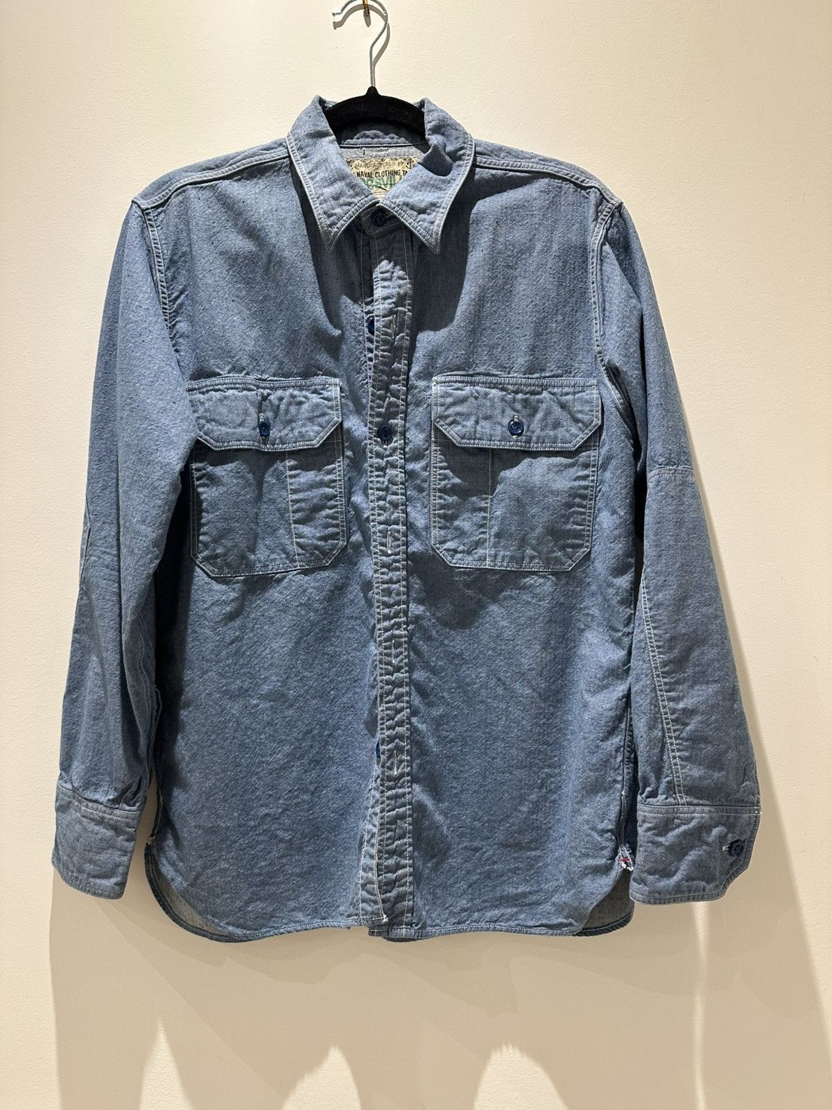 Mister Freedom Snipes Shirt - Indigo HBT Size US M / EU 48-50 / 2 - 1 Thumbnail