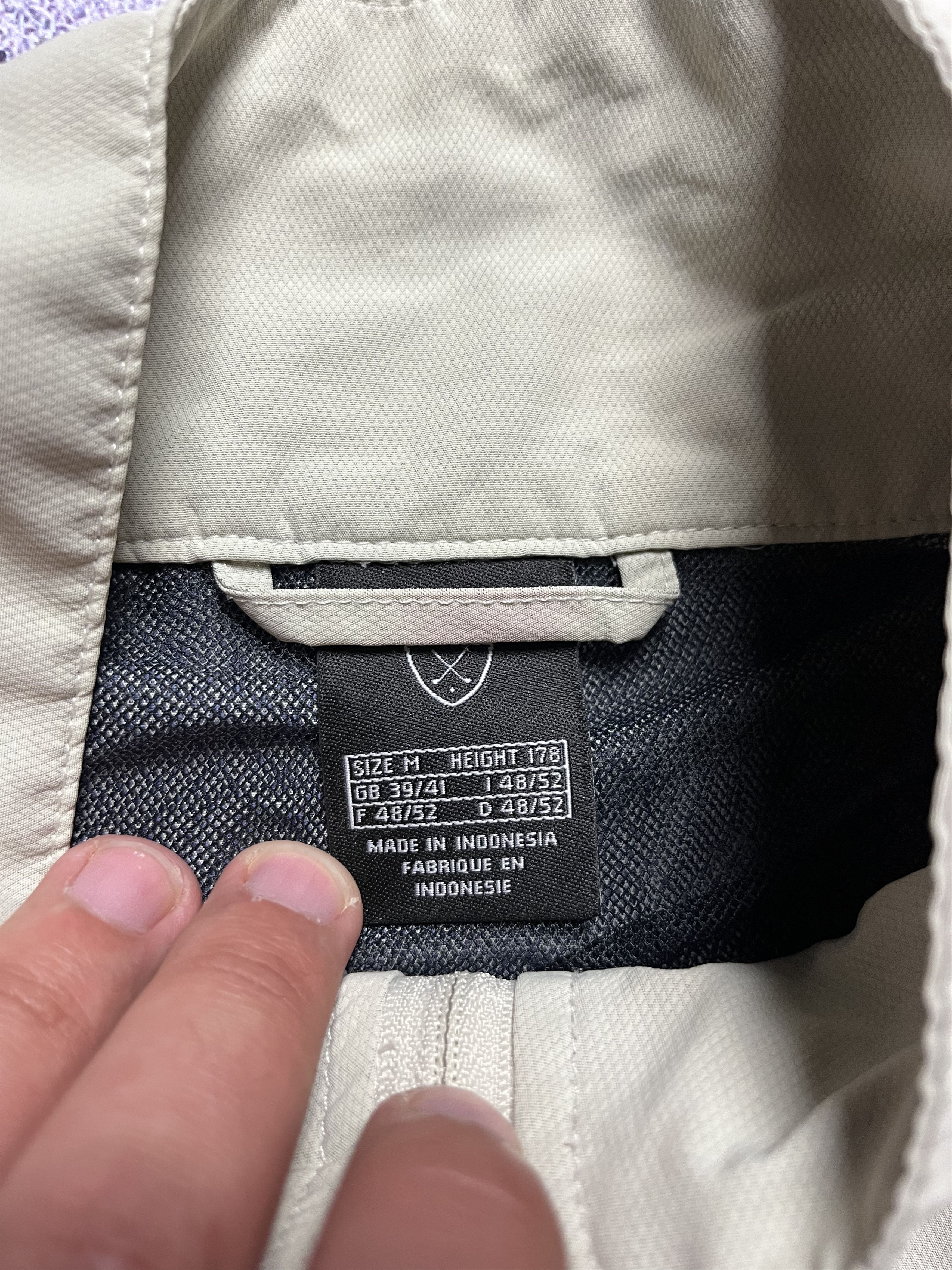 Nike × Vintage Nike Golf 90's Vintage 1/4 zip Light Jacket Y2K Hype Size US M / EU 48-50 / 2 - 6 Thumbnail