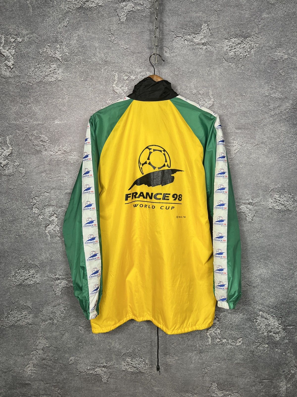 Vintage Rare Vintage Jamaica Fifa World Cup 1998 Jacket Windbreaker Size US XL / EU 56 / 4 - 2 Thumbnail