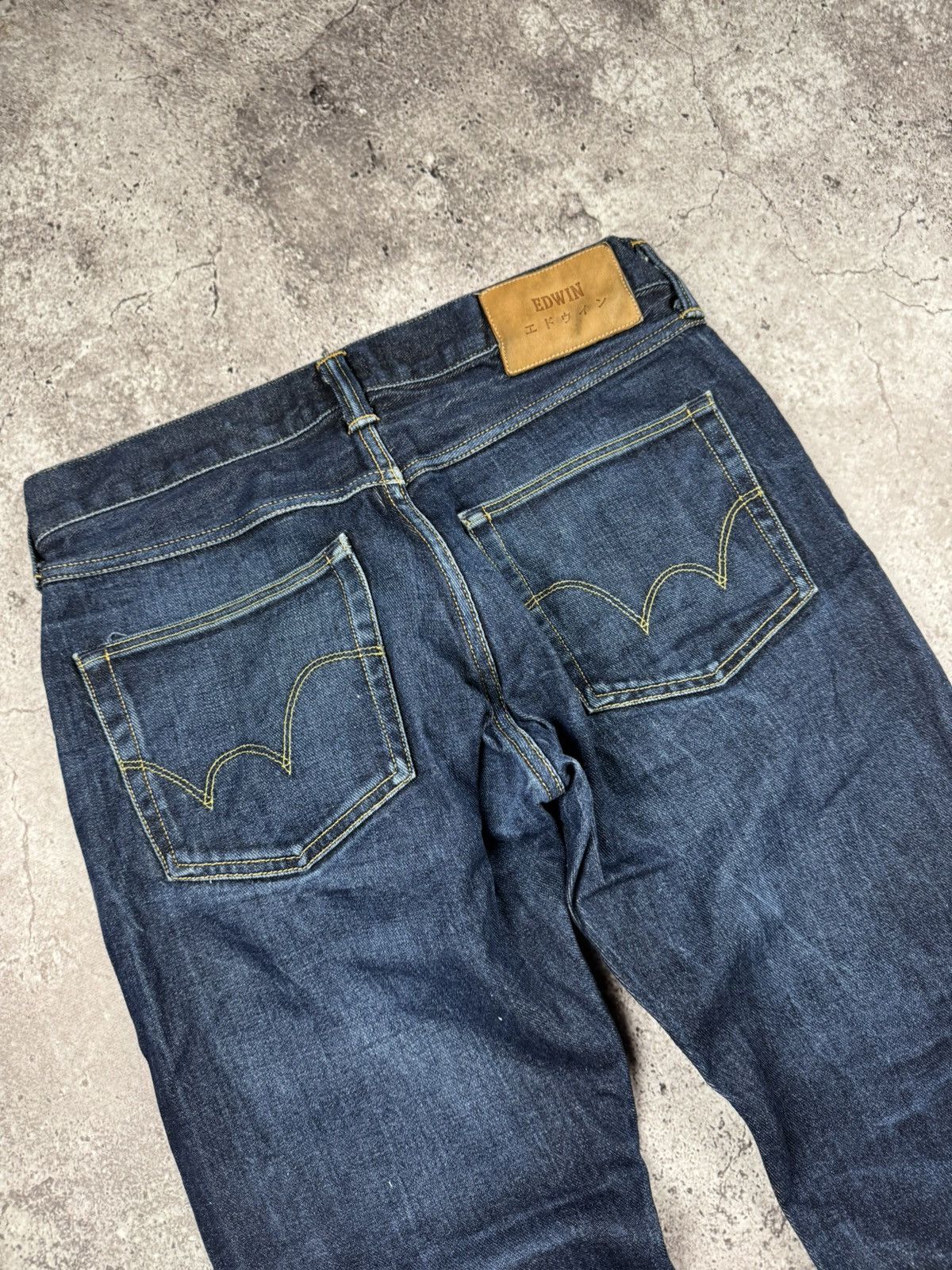 Edwin × Japanese Brand × Vintage CRAZY EDWIN JAPANESSE JEANS Size US 31 - 8 Thumbnail