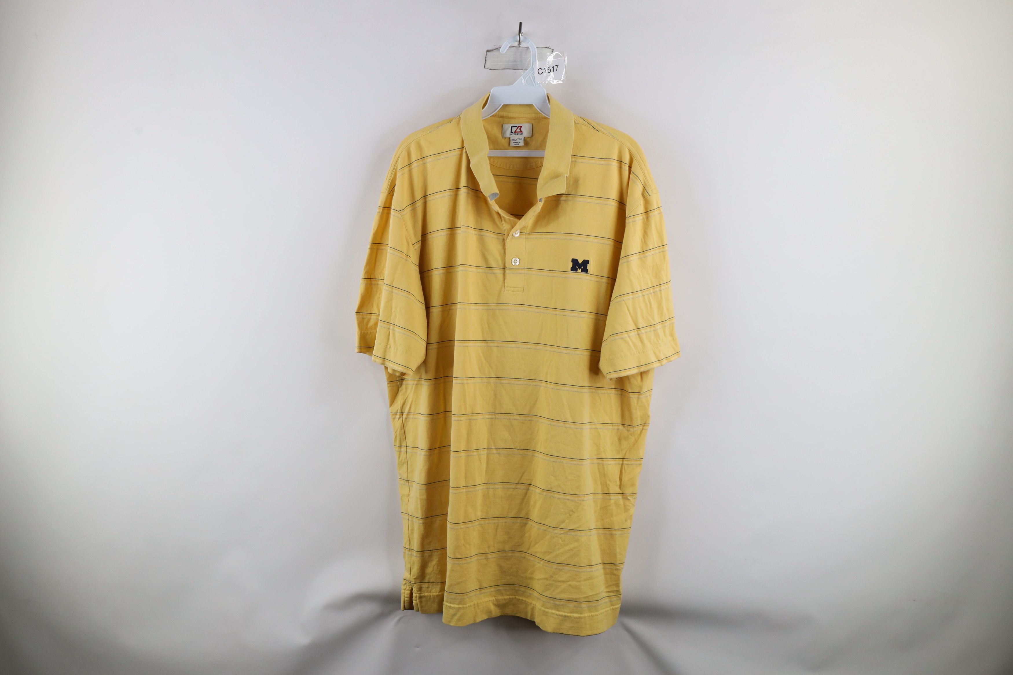 Vintage Vintage University of Michigan Collared Golf Polo Shirt Size US XXL / EU 58 / 5 - 1 Thumbnail