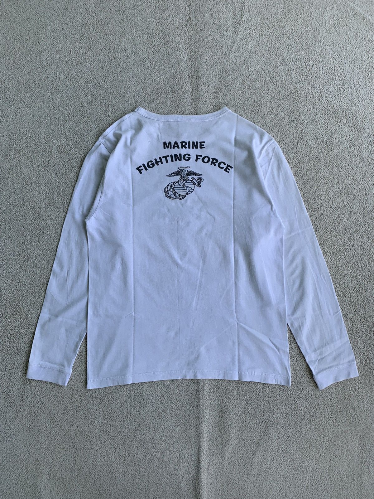 vtg Buzz Rickson Marine Fighting Force Long Sleeve