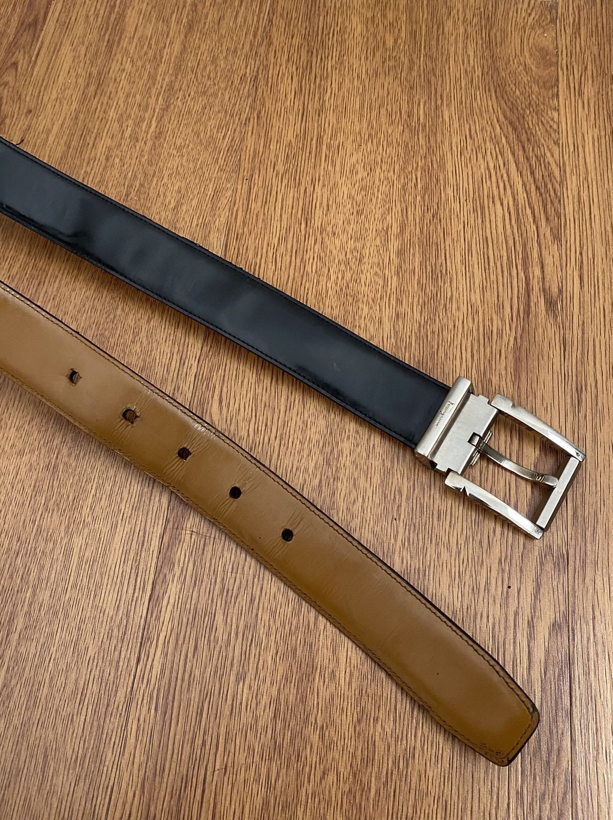 Salvatore Ferragamo Salvatore Ferragamo Reversible lether belt Size ONE SIZE - 4 Thumbnail
