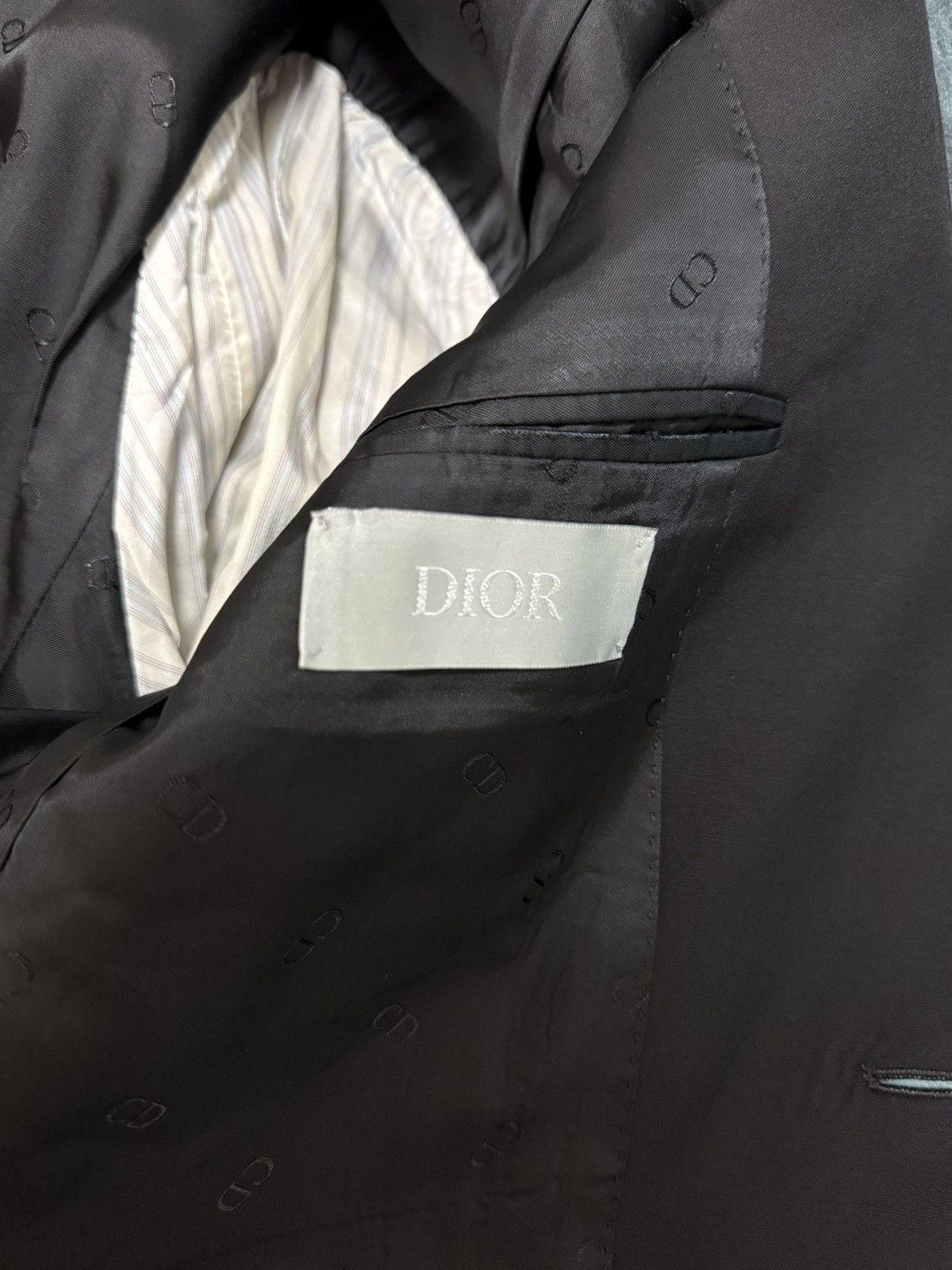 Dior Dior black wool saddle blazer jacket 50 Size 50S - 4 Thumbnail