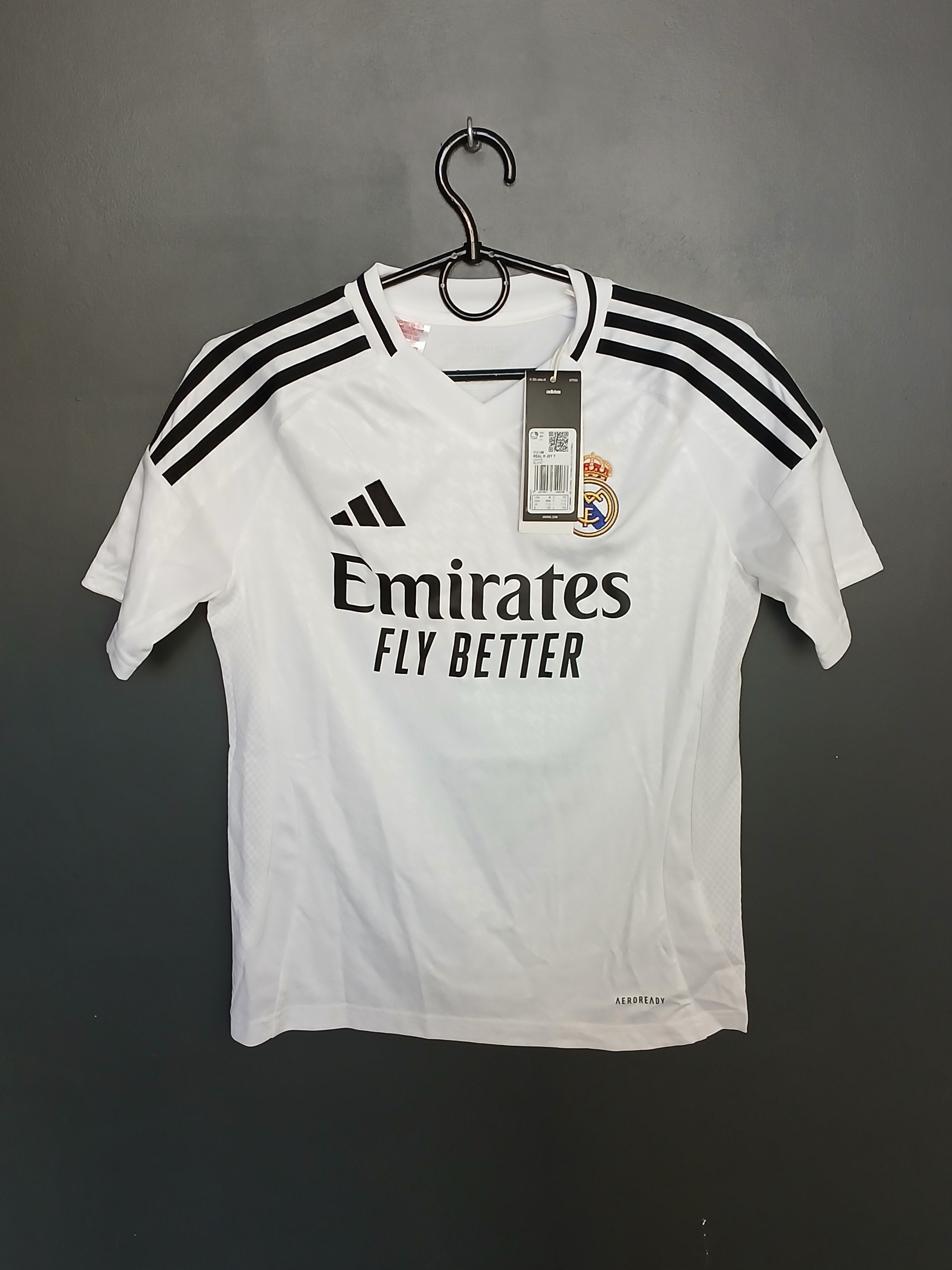 Adidas New KIDS Real Madrid 24/25 Home Football Jersey T-Shirt Size US M / EU 48-50 / 2 - 1 Thumbnail