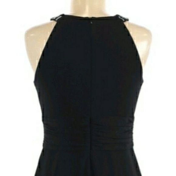 Vintage Vtg David Meister Black Cocktail Dress Sz 6 Jeweled Peekaboo Size M / US 6-8 / IT 42-44 - 8 Thumbnail