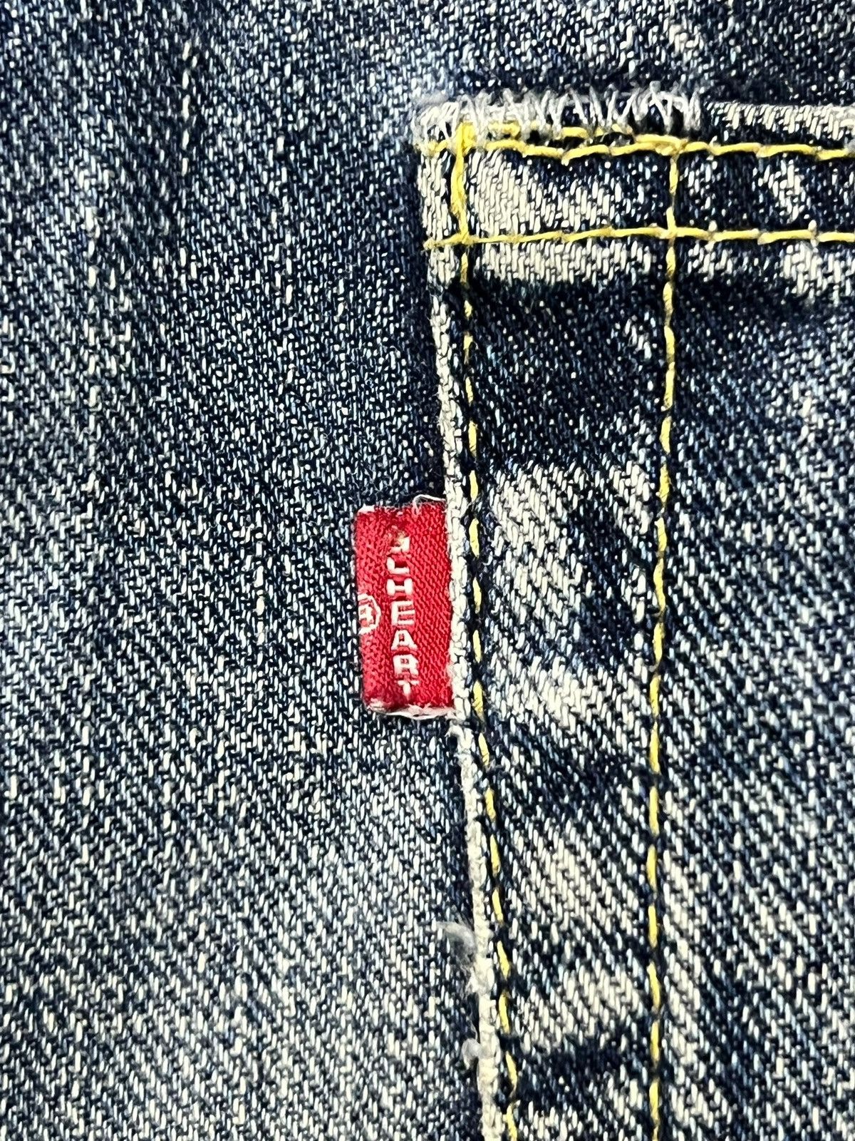 Japanese Brand Loose Vintage 00s GL HEART Japan - Faded Blue Wash Jeans Size US 35 - 13 Thumbnail