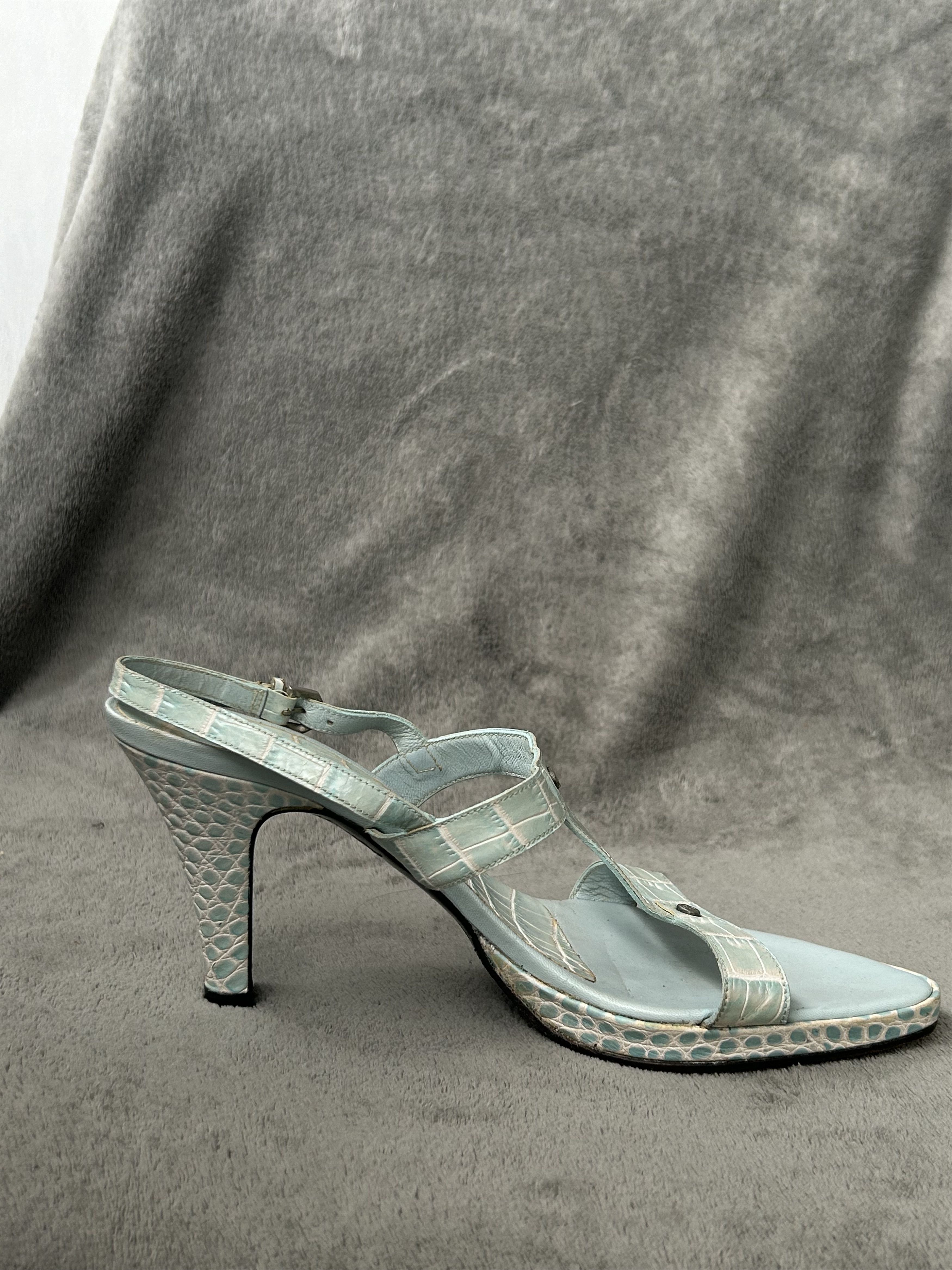 Balenciaga Balenciaga Paris Strappy Heels 2000s Size US 8 / IT 38 - 8 Thumbnail