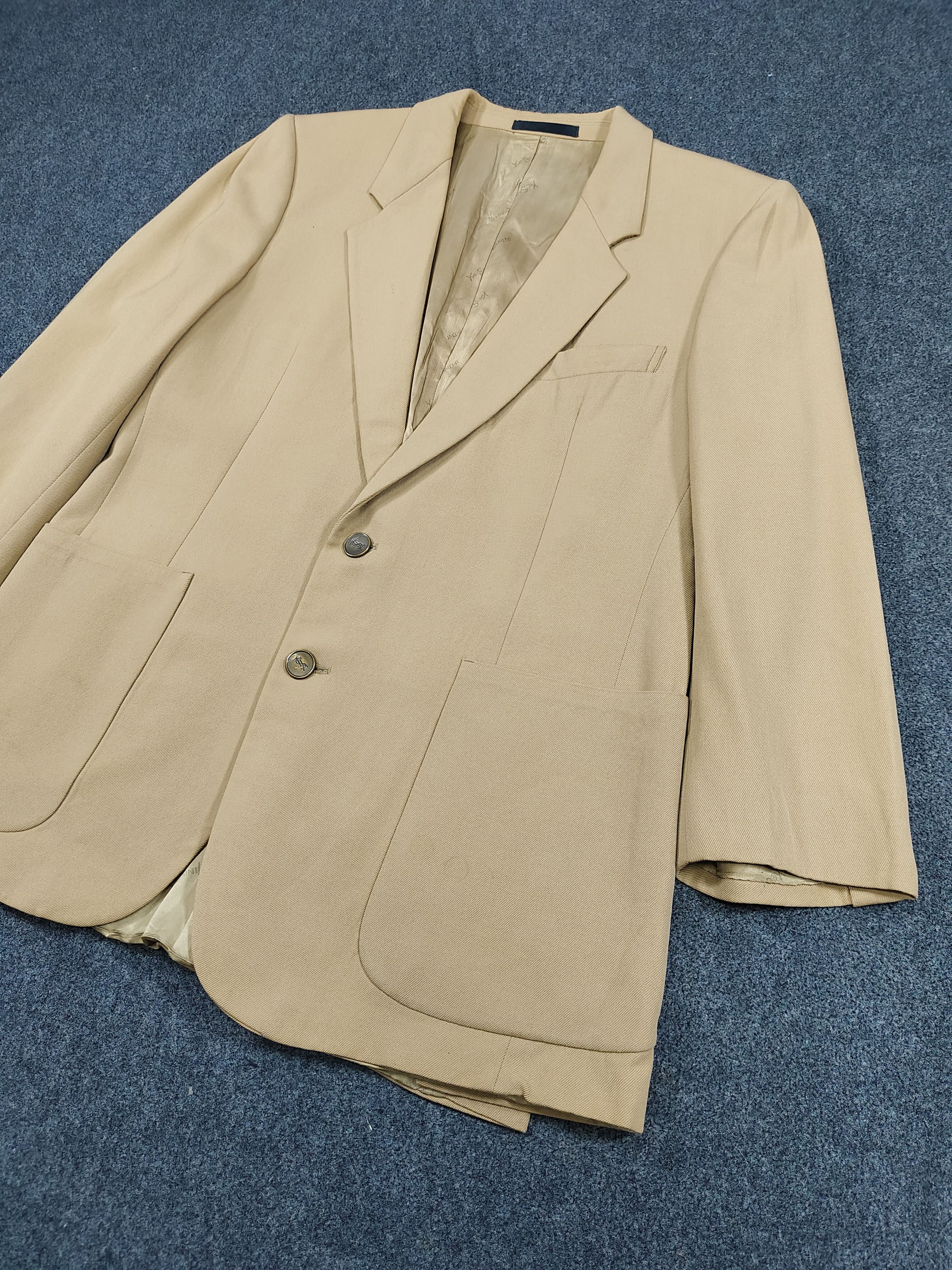 Yves Saint Laurent 90s Yves Saint Laurent- Minimal Classic Tailored Blazer Size US M / EU 48-50 / 2 - 4 Thumbnail