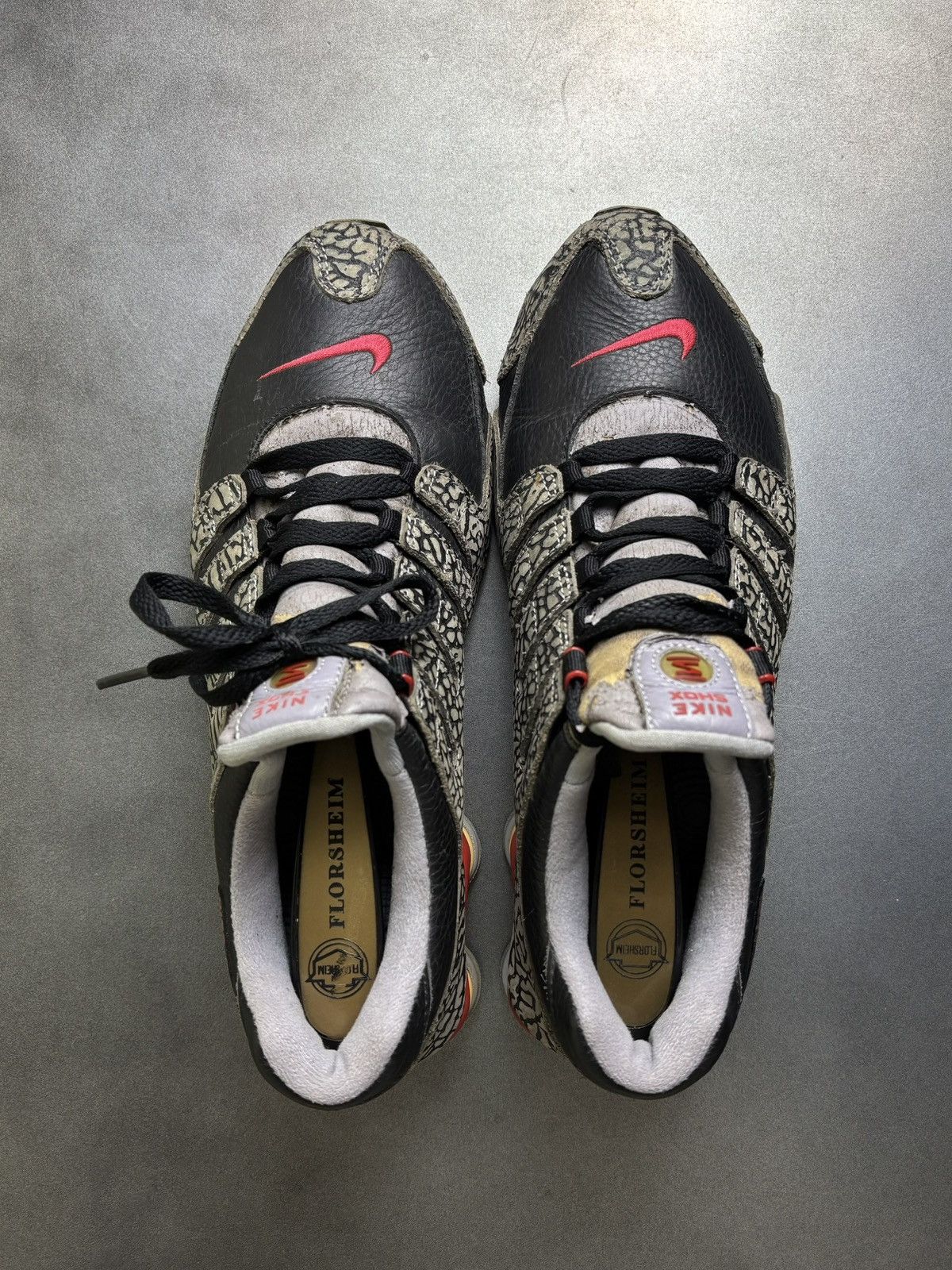 Nike × Vintage 2005 Nike Shox NZ Black Cement 3 VIntage Nike BC3 311377 061 Size US 10.5 / EU 43-44 - 4 Thumbnail