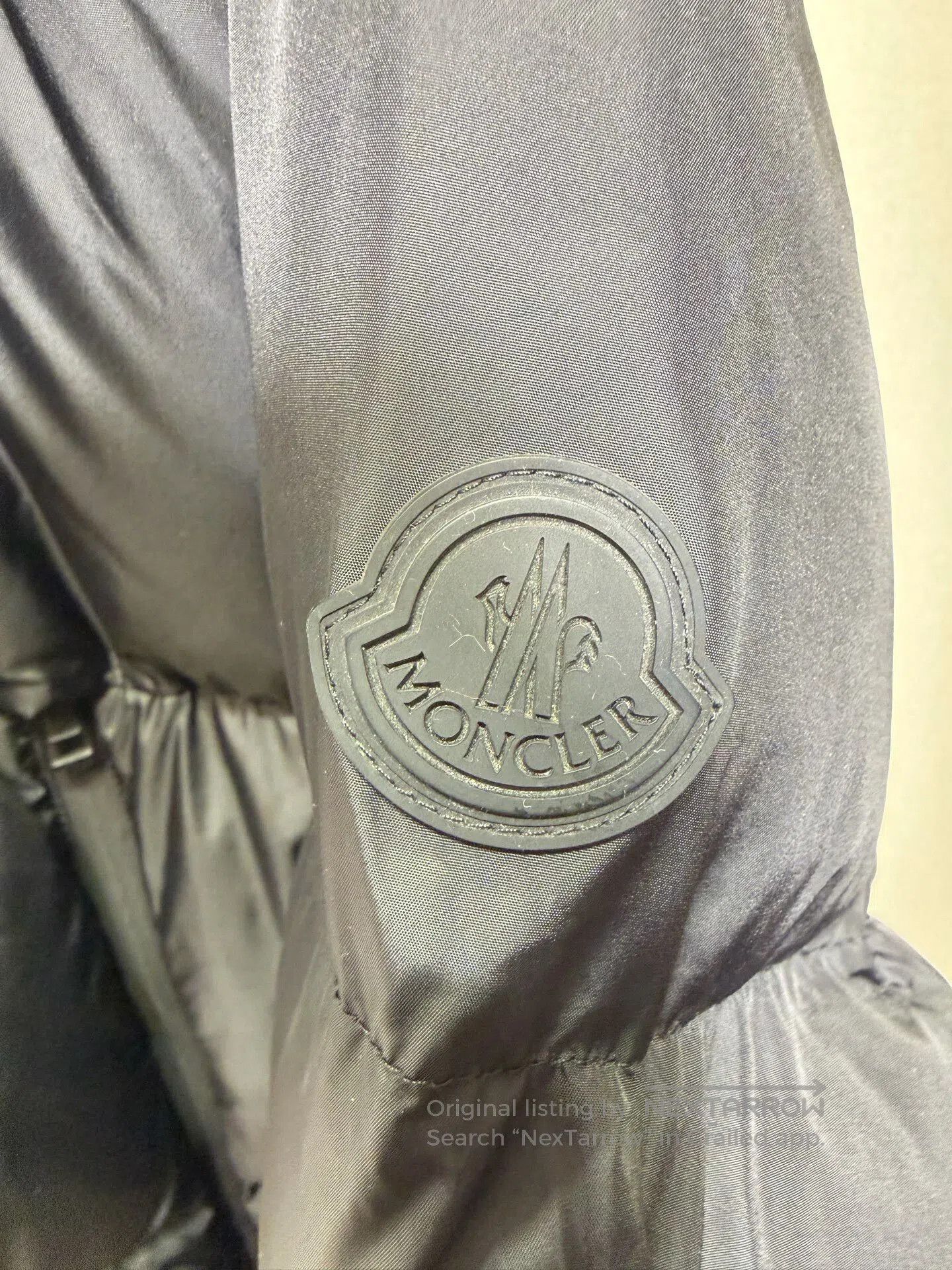 Moncler Moncler Black Embroidered Hooded Down Jacket. Size US XXL / EU 58 / 5 - 5 Thumbnail