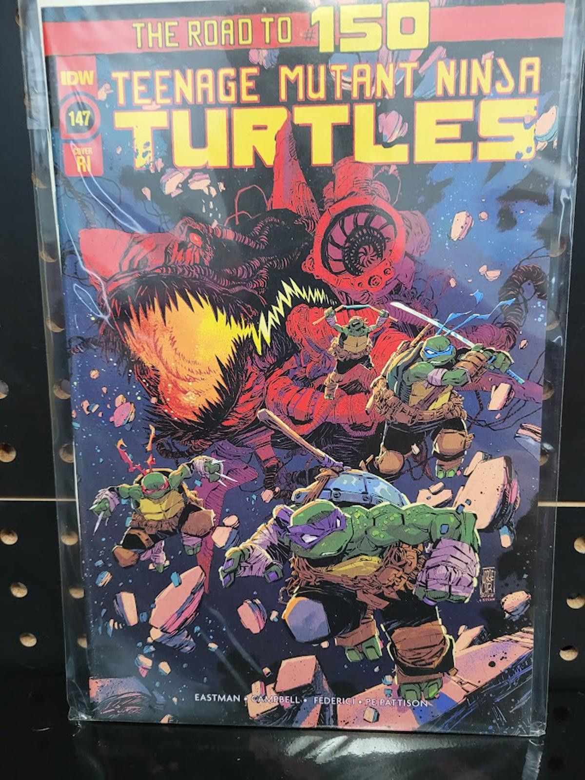 Other TMNT #147 IDW (2024) Road to 150 CORONA NM 1:10 Var Size ONE SIZE - 1 Preview