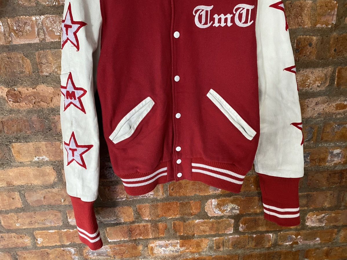 TMT 2000s TMT Big Holiday Red Indian leather varsity Jacket Size US M / EU 48-50 / 2 - 8 Thumbnail