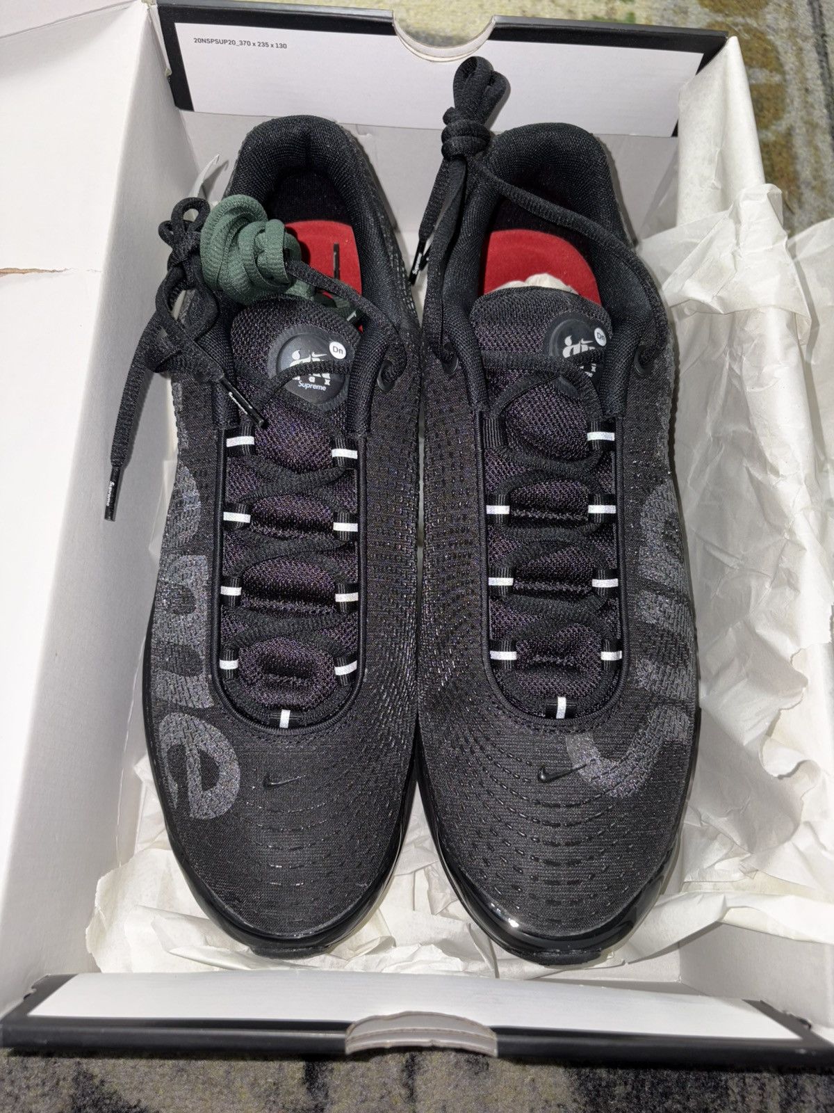 Nike × Supreme Supreme Nike Air Max Dn SP Supreme Black Size US 13 / EU 46 - 4 Thumbnail
