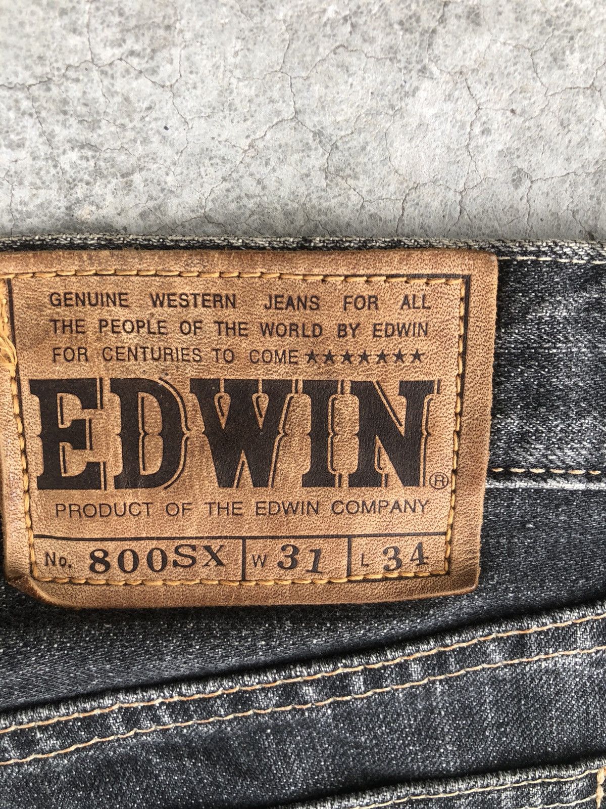 If Six Was Nine Japanese Edwin 800sx Flared Jeans Distressed Jeans Size US 31 - 14 Thumbnail