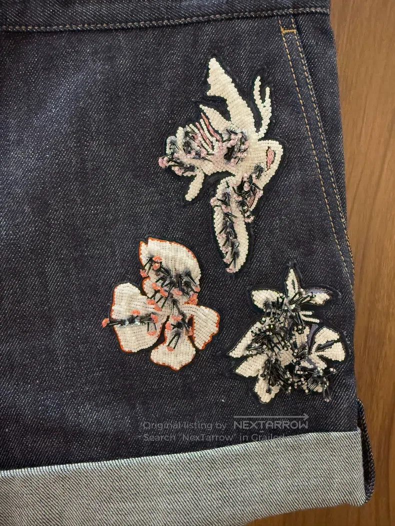 Dior Dior Silk Embroidered Shorts Size 42" / US 20 - 3 Thumbnail