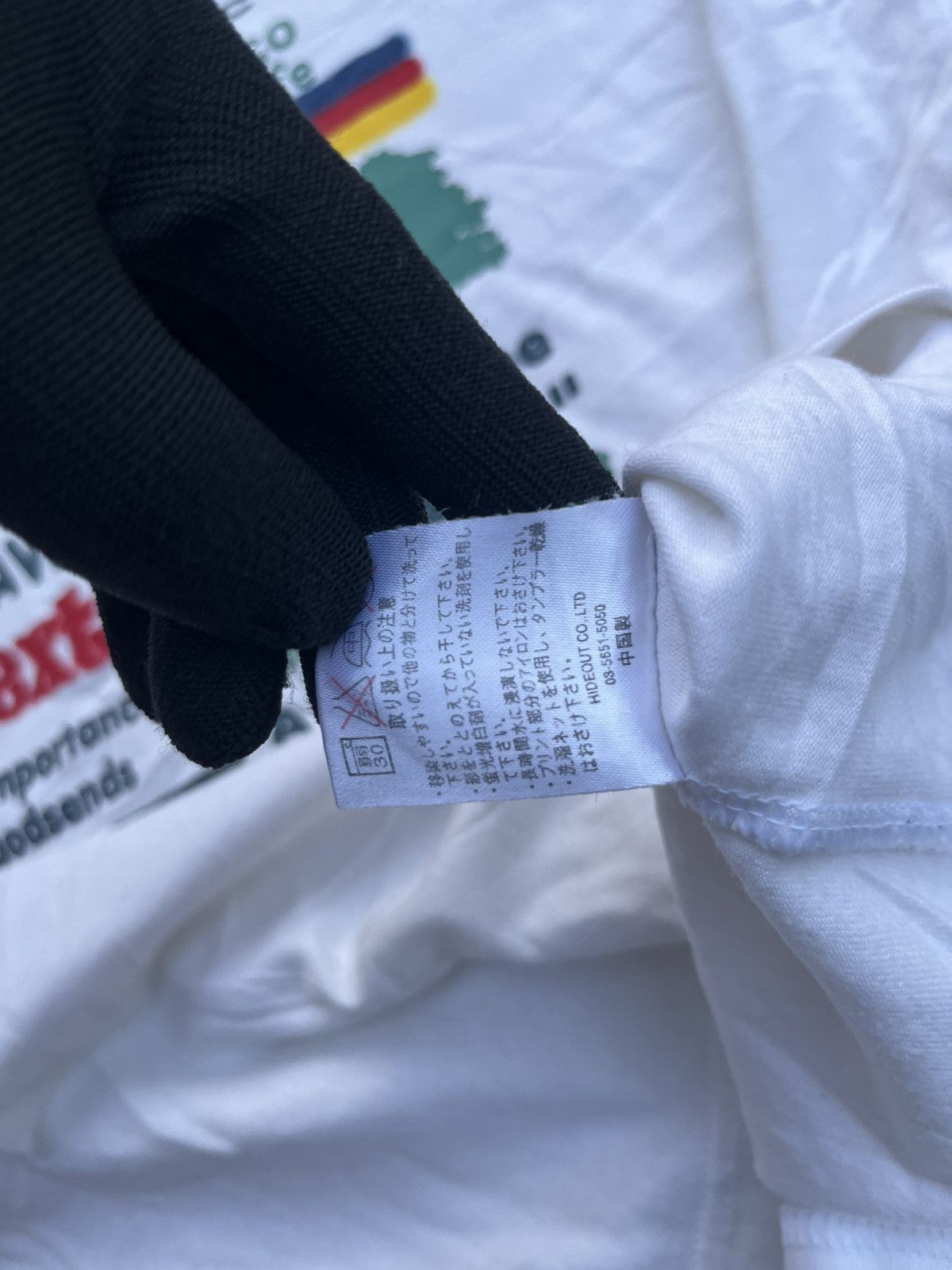 Japanese Brand STEAL ! Z Gate Poem Reycling Tee Gohtic Y2K Size US S / EU 44-46 / 1 - 3 Thumbnail