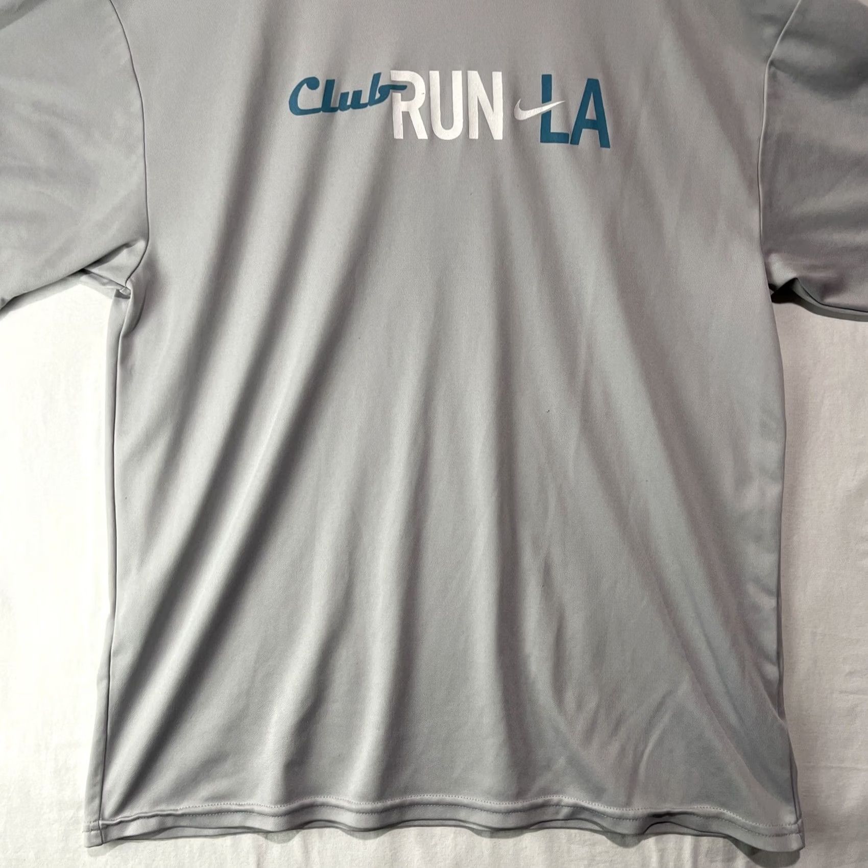 Nike Nike Dri-Fit Shirt Mens Medium Gray Los Angeles Running Jogging Club Adult Size US M / EU 48-50 / 2 - 3 Thumbnail