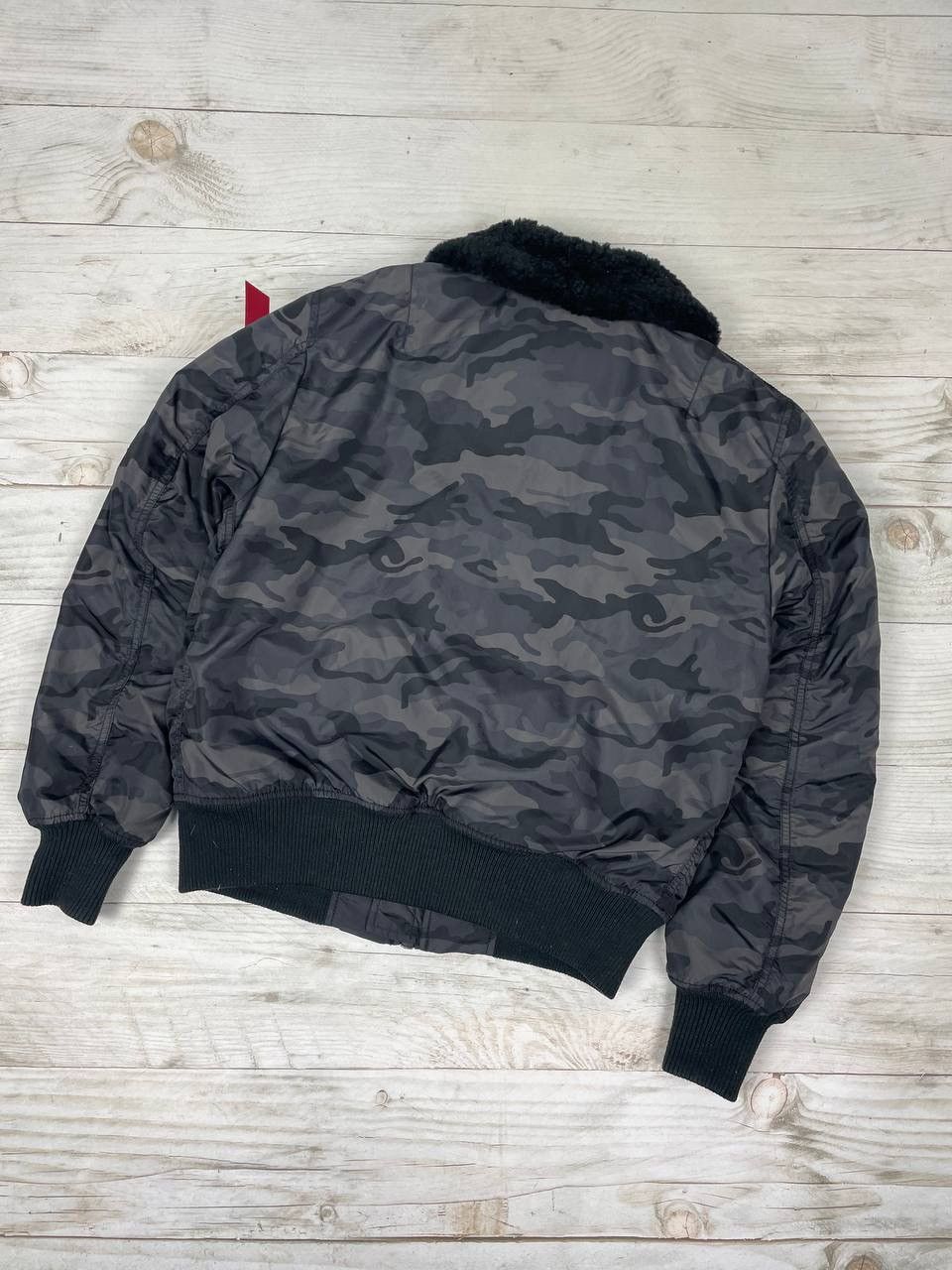 Alpha Industries Vintage Alpha Industries Camo Bomber Jacket US Military Army Size US L / EU 52-54 / 3 - 17 Thumbnail