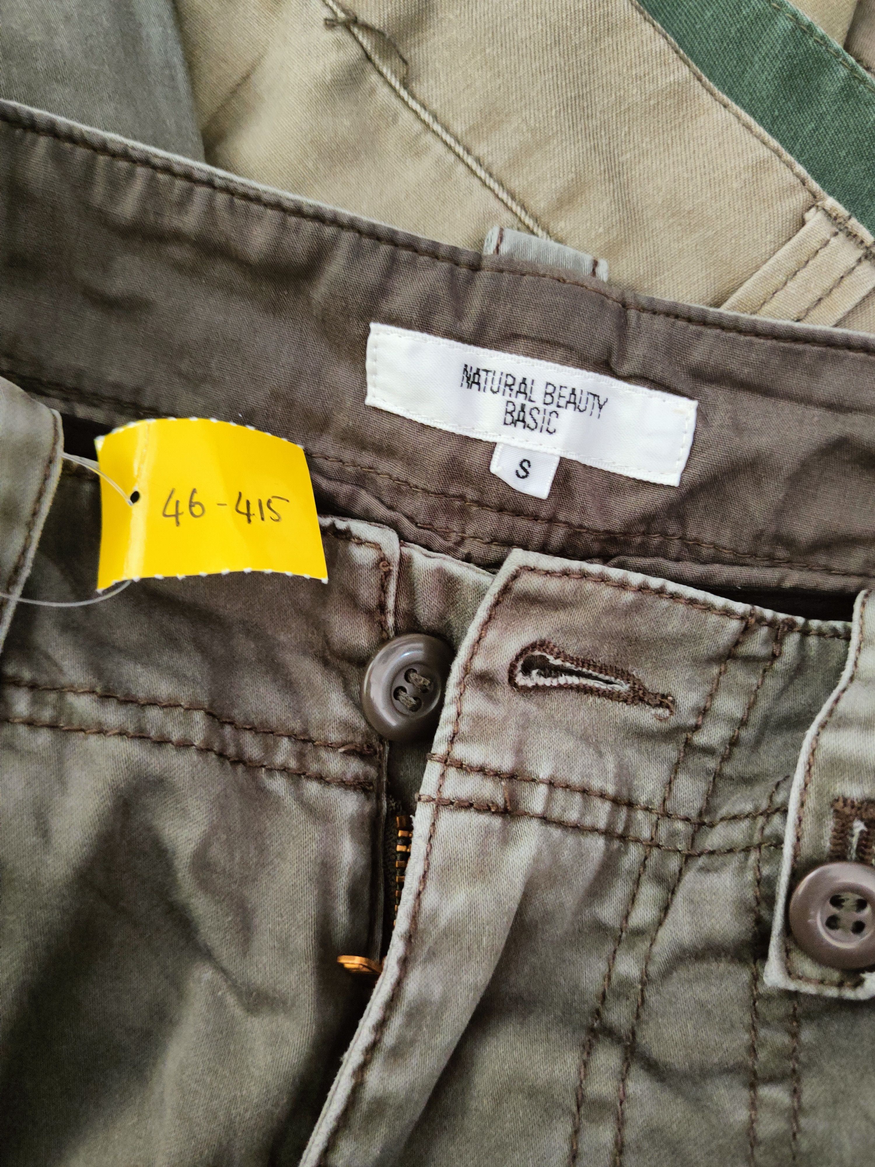 Japanese Brand DL Natural Beauty Brown Multipocket Cargo Pants #46-415 Size 27" / US 4 / IT 40 - 13 Thumbnail